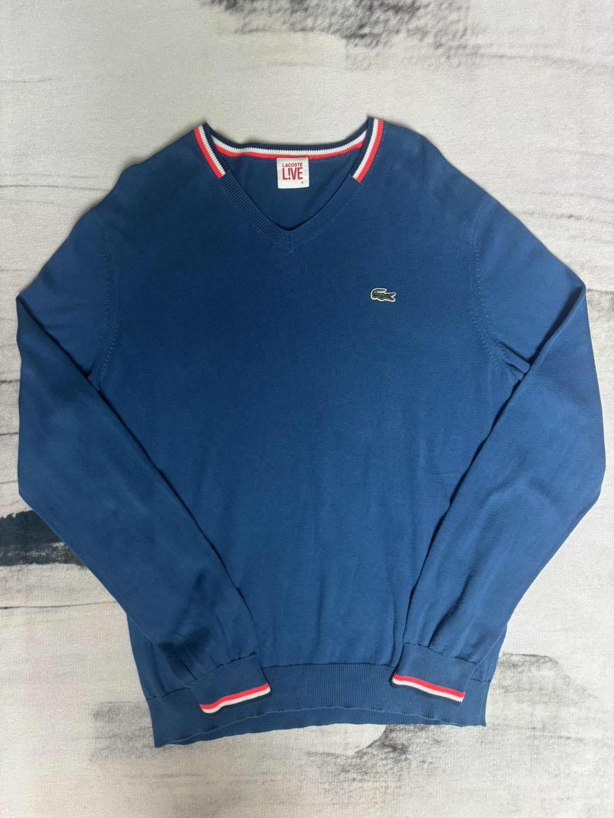 Lacoste Light blue Lacoste v-neck size L Size US L / EU 52-54 / 3 - 6 Thumbnail