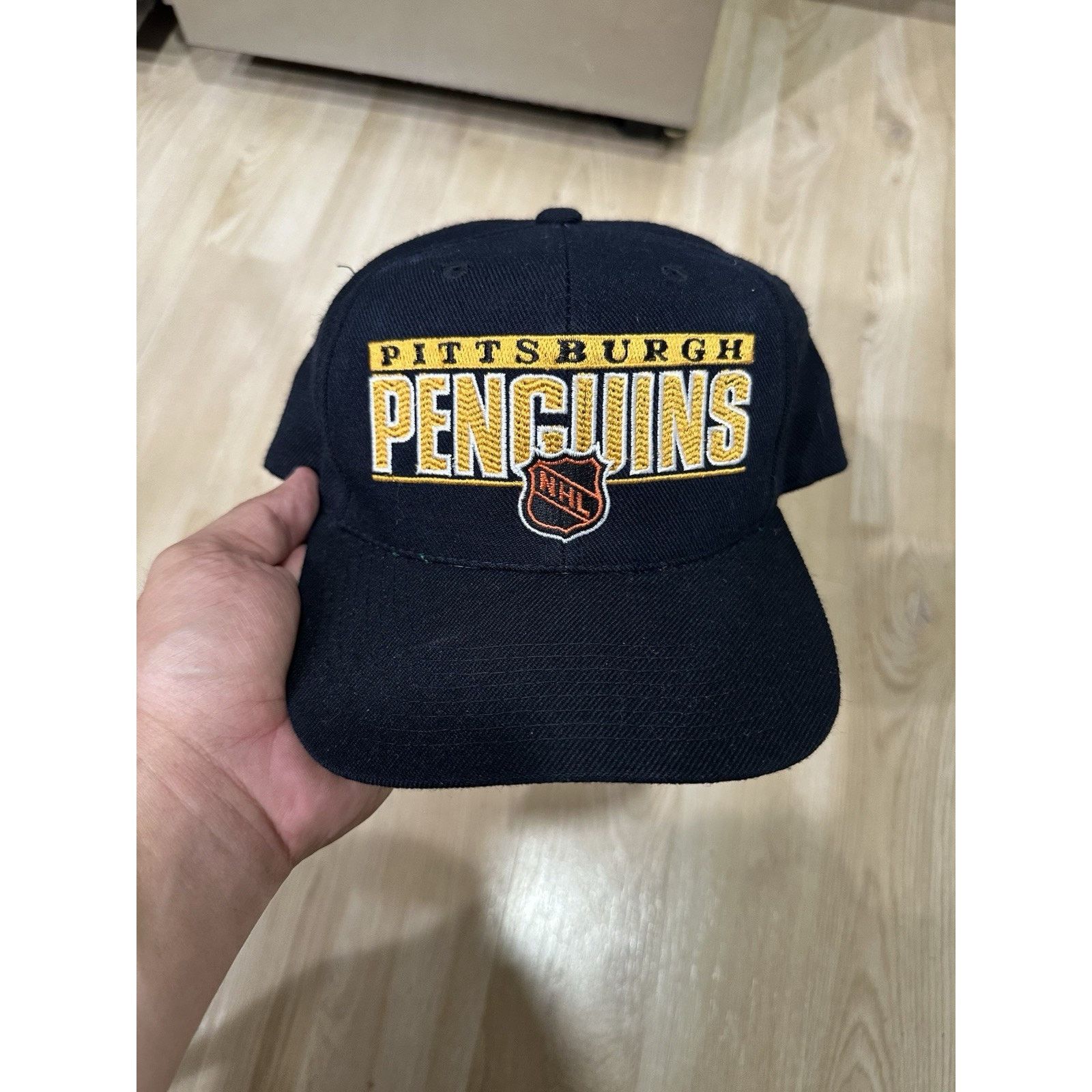 Sports Specialties Pittsburgh Penguins Sports Specialties Vintage Snapback Hat Size ONE SIZE - 1 Thumbnail