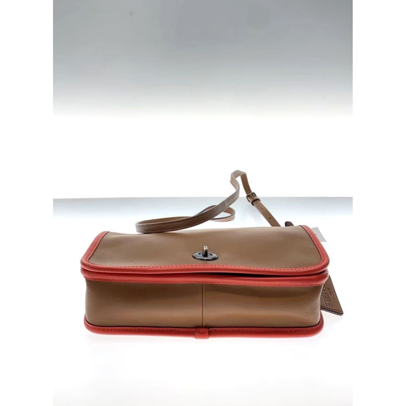 COACH Legacy Penny Leather Shoulder Bag CML camel...ESTATE?
