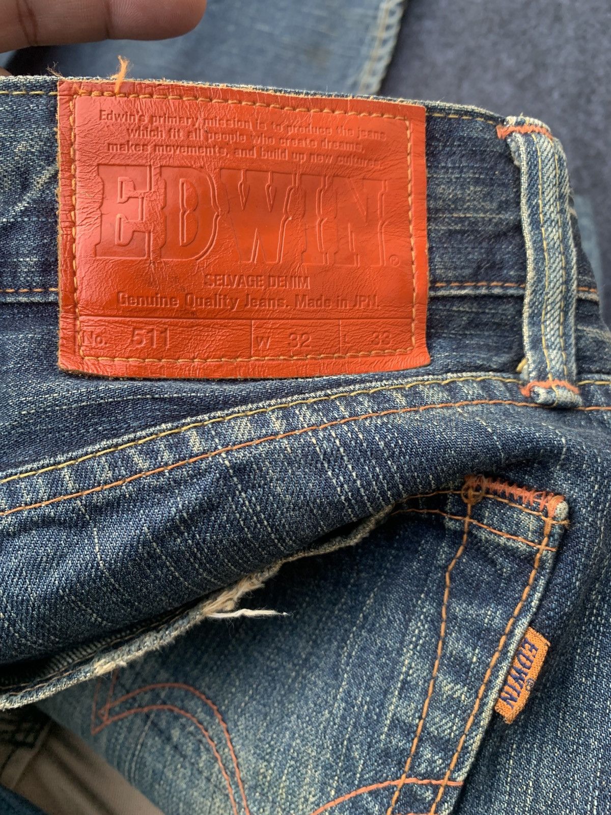 Edwin Vintage Edwin 511 Flare Denim (Non-Selvedge) Size US 35 - 11 Thumbnail