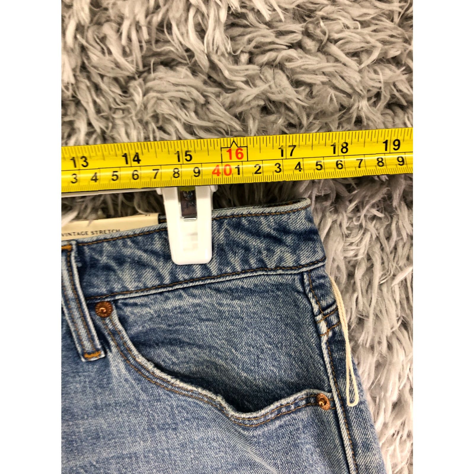 Vintage VINTAGE Universal Thread Midi Shorts Womens Size 14 Blue Denim Jean Shorts Size 36" / US 14 / IT 50 - 2 Thumbnail