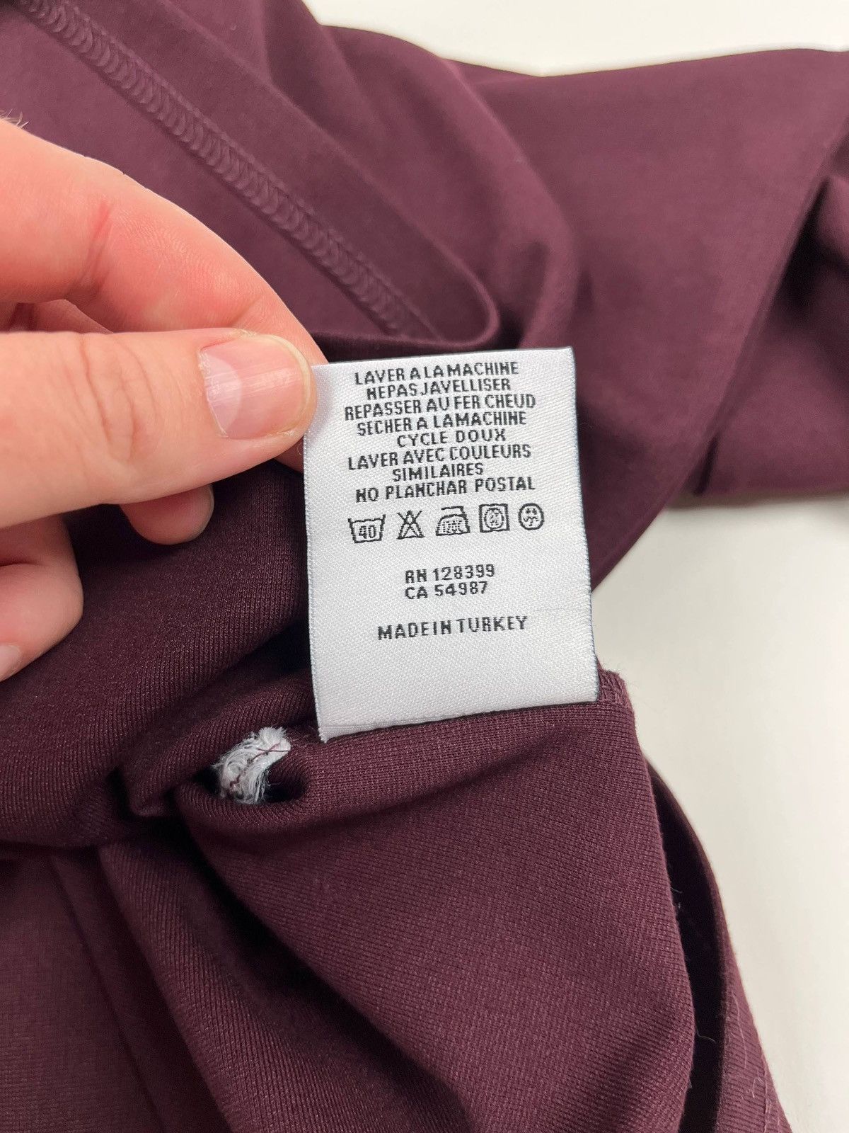 DKNY DKNY Sport Burgundy Quarter Zip Polo Shirt Stretch GolfPolo Size US M / EU 48-50 / 2 - 6 Thumbnail