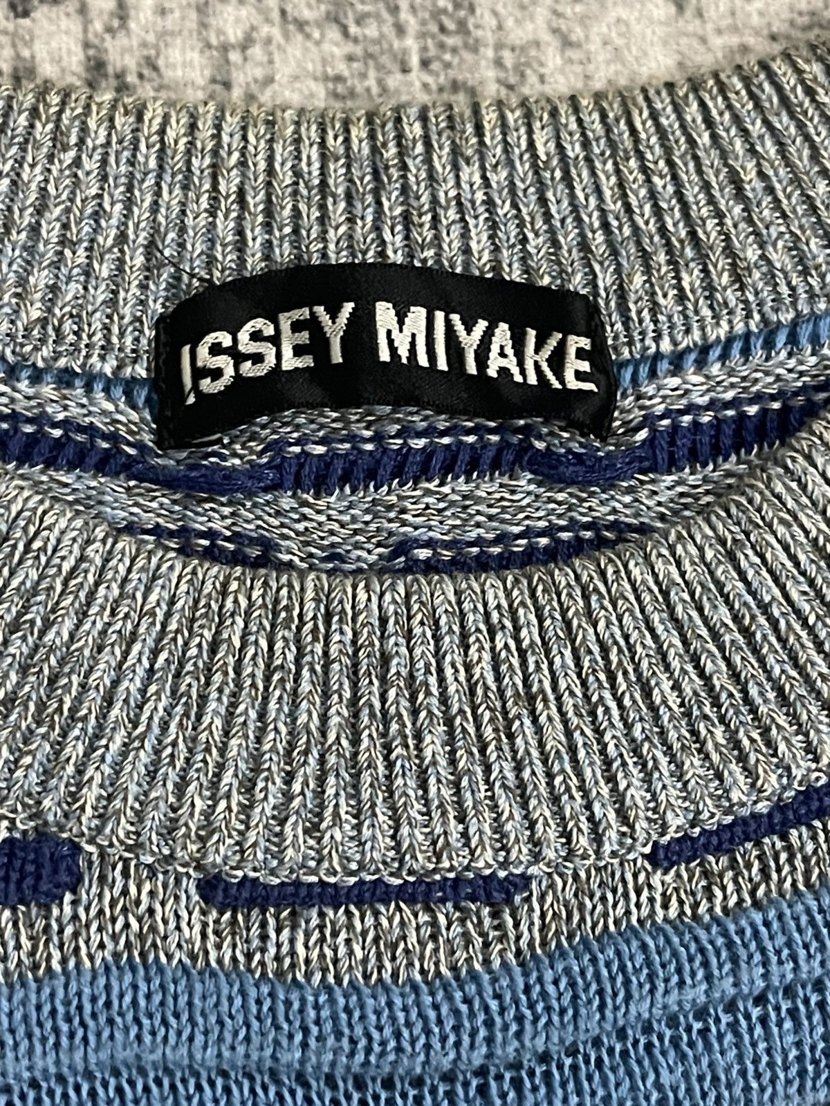 Issey Miyake Issey Miyake Short Sleeve Knit Size US L / EU 52-54 / 3 - 8 Thumbnail