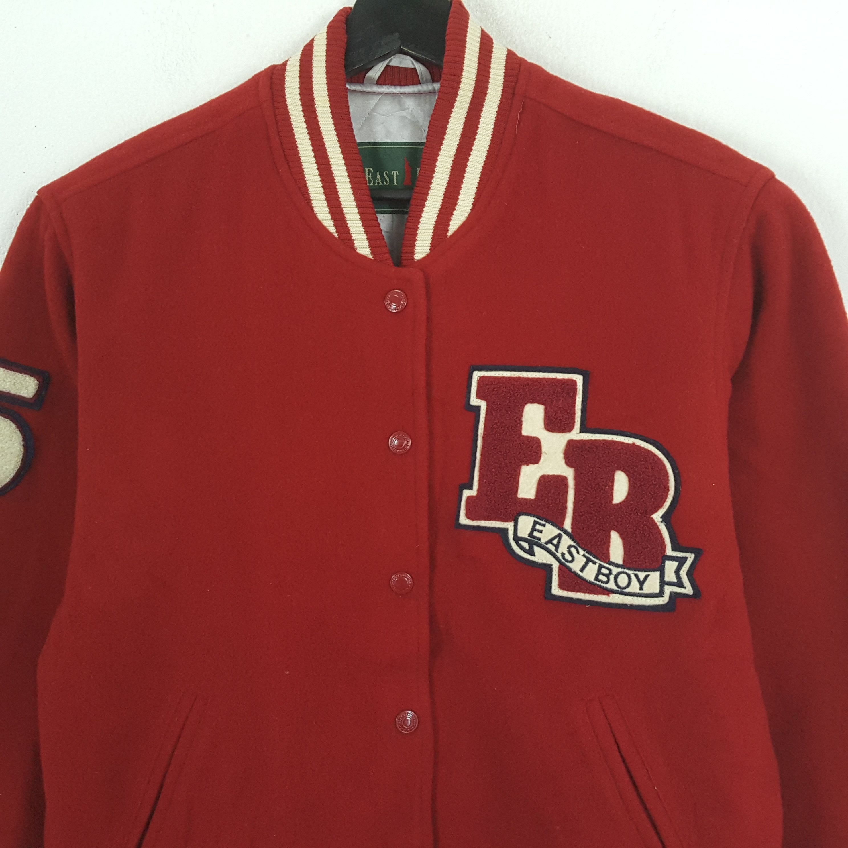 Vintage EASTBOY With The Authentic Spirit Varsity Jacket Size US L / EU 52-54 / 3 - 4 Thumbnail