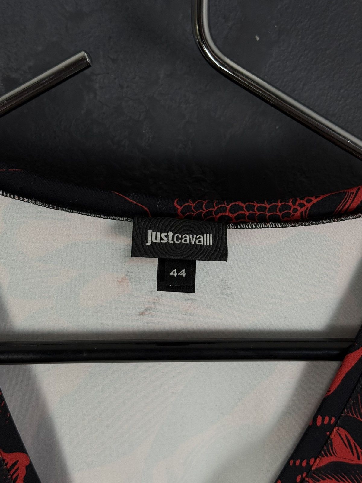 Just Cavalli JUST CAVALLI RED ORIENTAL PRINT MINI DRESS Size M / US 6-8 / IT 42-44 - 10 Thumbnail