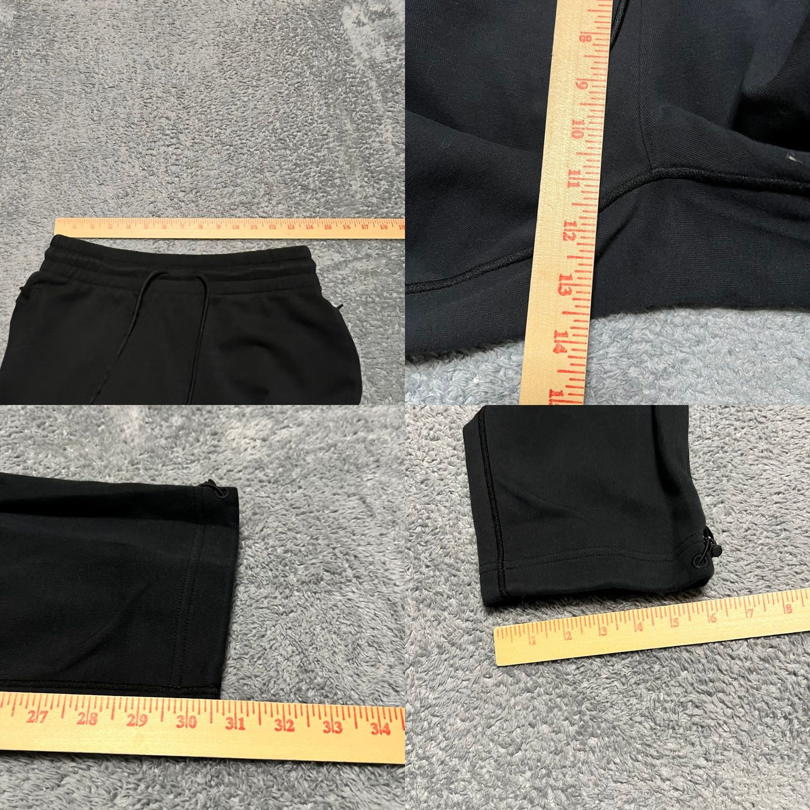 Jordan Brand Nike Air Jordan Pants Men Small Black SweatPants Fleece Jogger FV8604 Size US 29 - 8 Thumbnail
