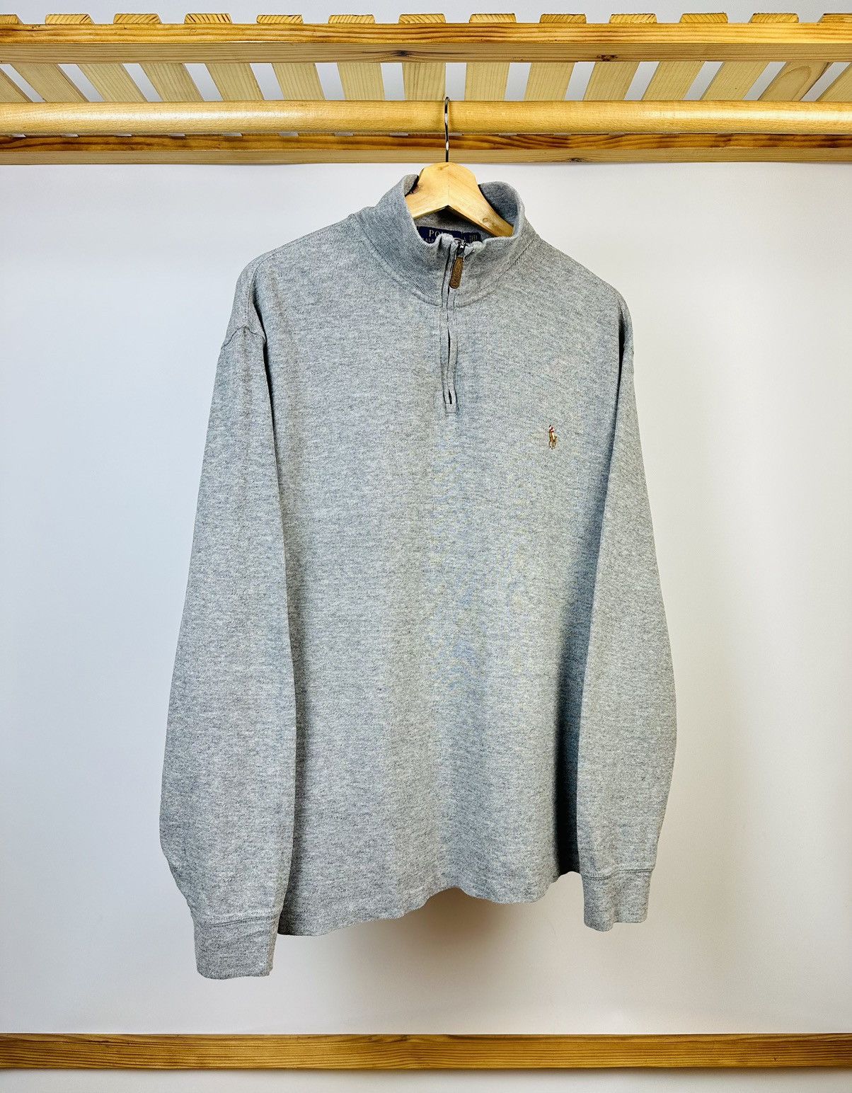 Polo Ralph Lauren × Ralph Lauren Polo Ralph Lauren 1/4 Zip Sweater Sweatshirt Size US L / EU 52-54 / 3 - 1 Thumbnail
