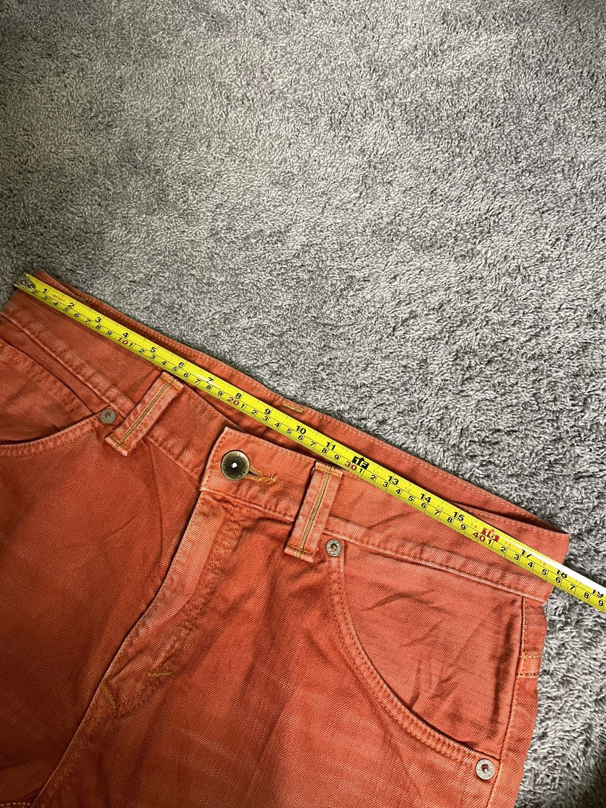 Edwin Rare Orange Edwin Exclusive Vintage Pant Size US 35 - 16 Thumbnail