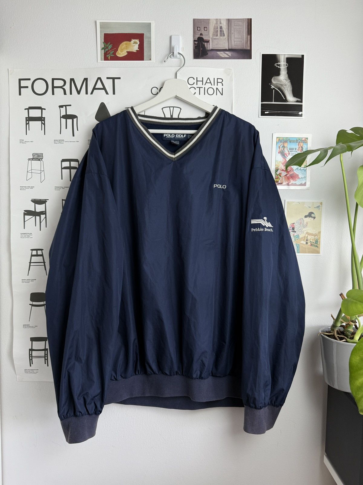 Designer × Polo Ralph Lauren × Ralph Lauren Polo Ralph Lauren golf v-neck sweatshirt XL old money baggy Size US XL / EU 56 / 4 - 1 Thumbnail