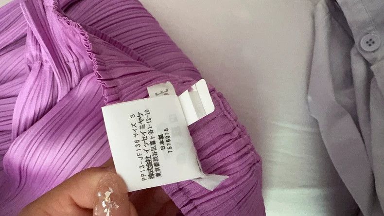 Issey Miyake issey miyake size:3 Pink and purple trousers 2506-Nextarro Size 42" / US 20 - 8 Thumbnail