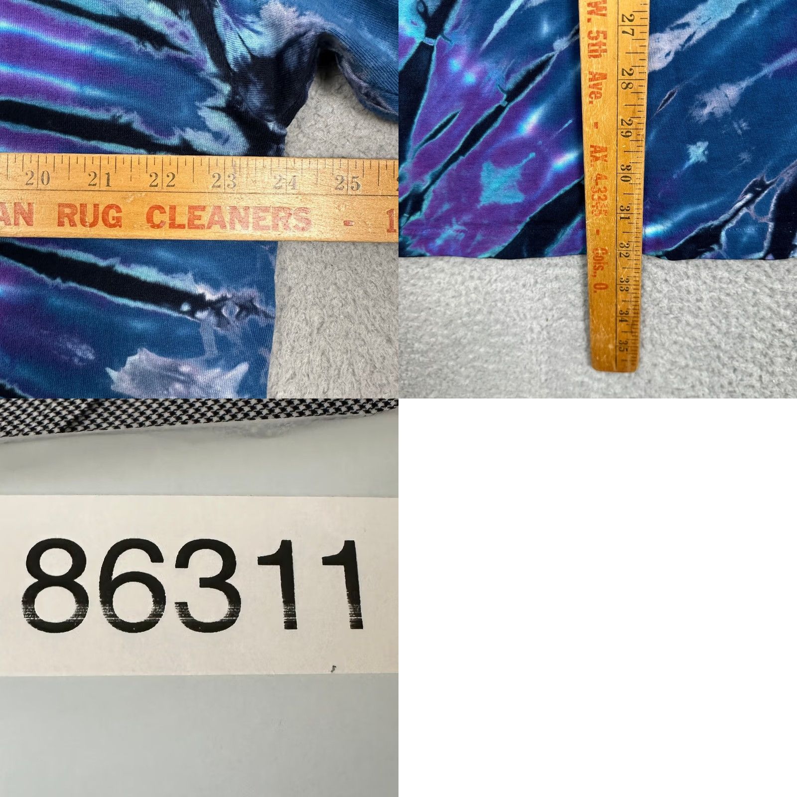 Vintage VINTAGE Oneita T-Shirt Men XL Purple Graphic Tie Dye Love Potion 69 USA Made EUC Size US XL / EU 56 / 4 - 8 Thumbnail