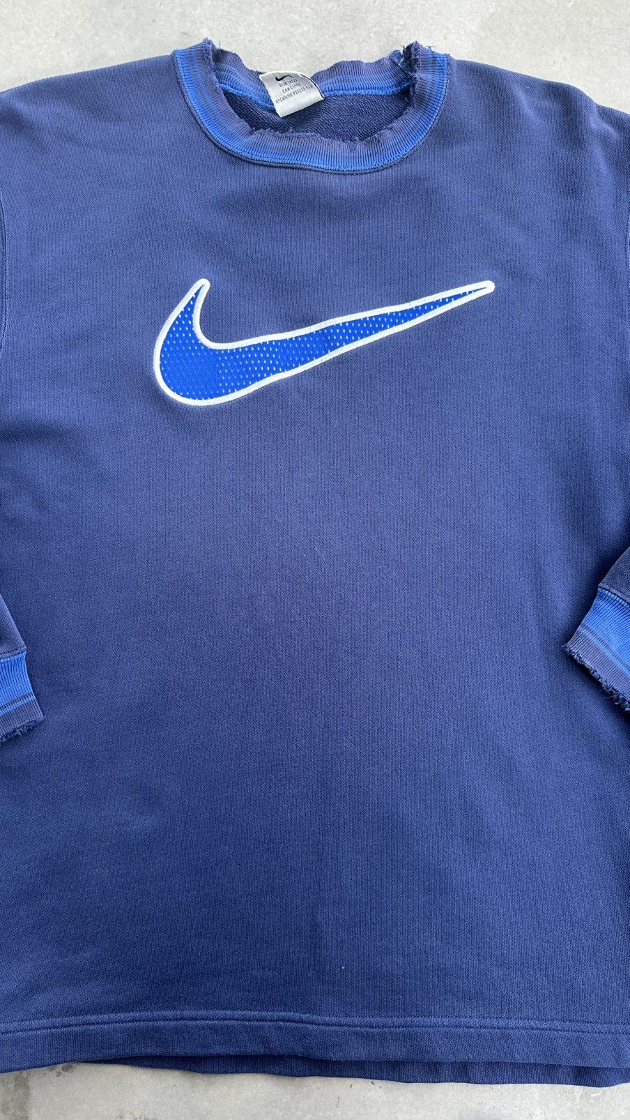 Vintage VINTAGE 90S NIKE WELL DISTRESSED SWEATSHIRT Size US M / EU 48-50 / 2 - 2 Thumbnail