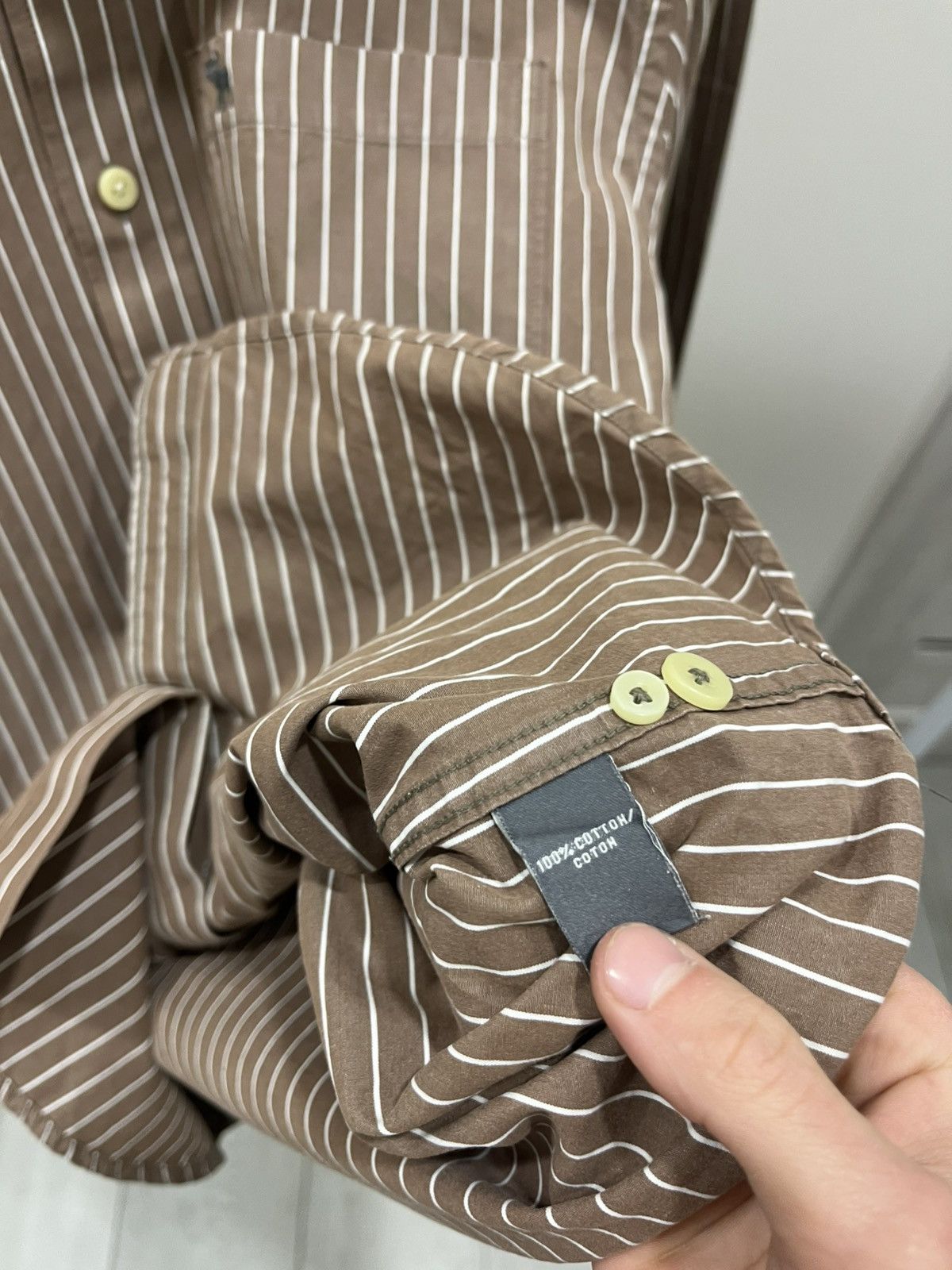 Abercrombie & Fitch Abercrombie & Fitch Y2K Made in USA striped shirt Size US M / EU 48-50 / 2 - 6 Thumbnail