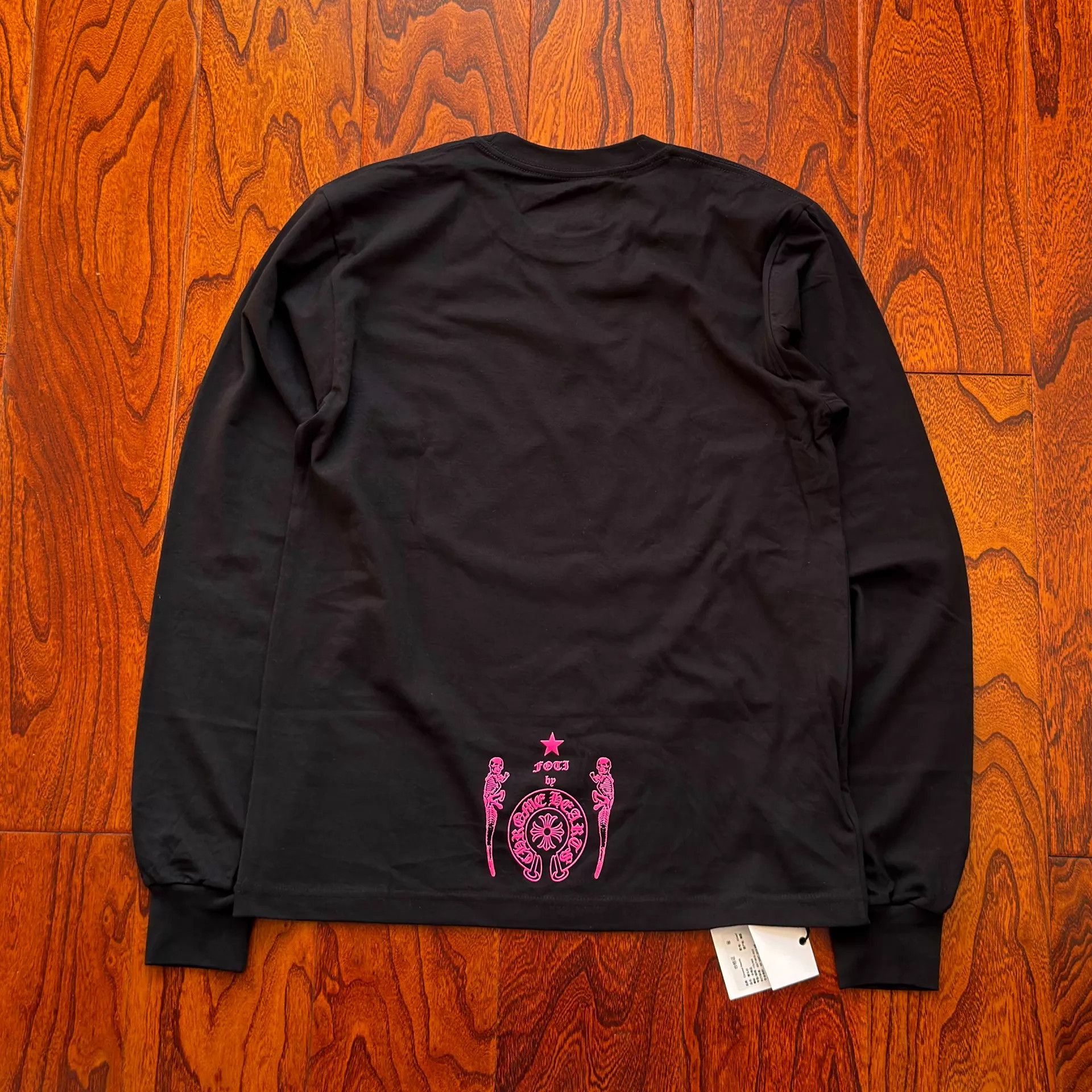Chrome Hearts Chrome Hearts Foti Skull Print Black Pink LS T M New Size US M / EU 48-50 / 2 - 2 Thumbnail