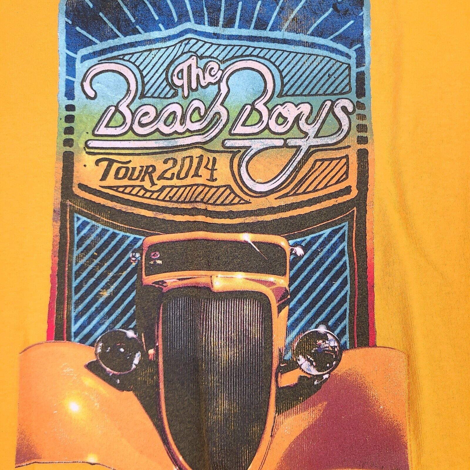 Vintage The Beach Boys Under the Hood Tour 2014 Adult Size Large Ye Size US L / EU 52-54 / 3 - 4 Thumbnail