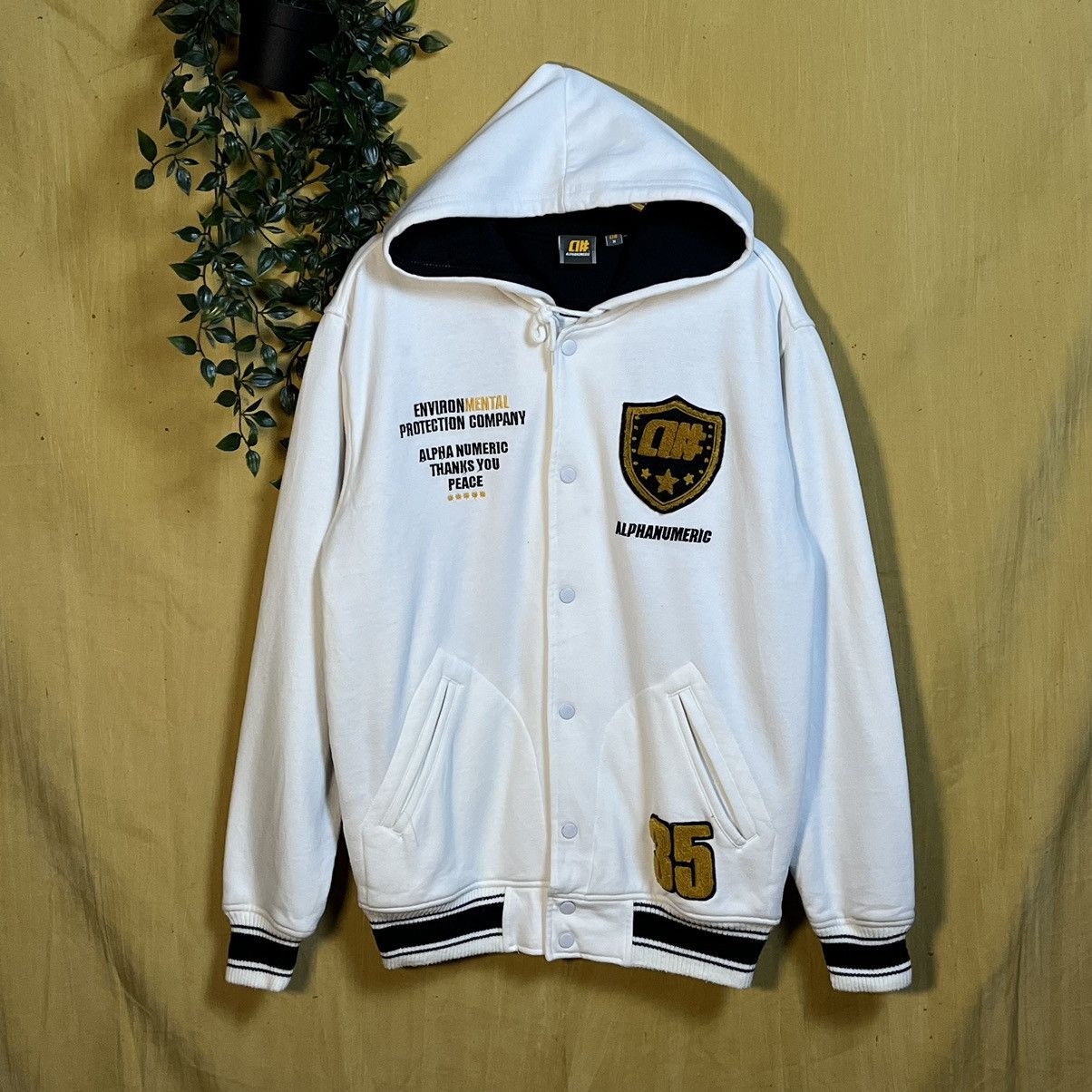 Alphanumeric × Vintage Vintage Y2K Alpha Numeric hood Varsity Size US M / EU 48-50 / 2 - 1 Thumbnail