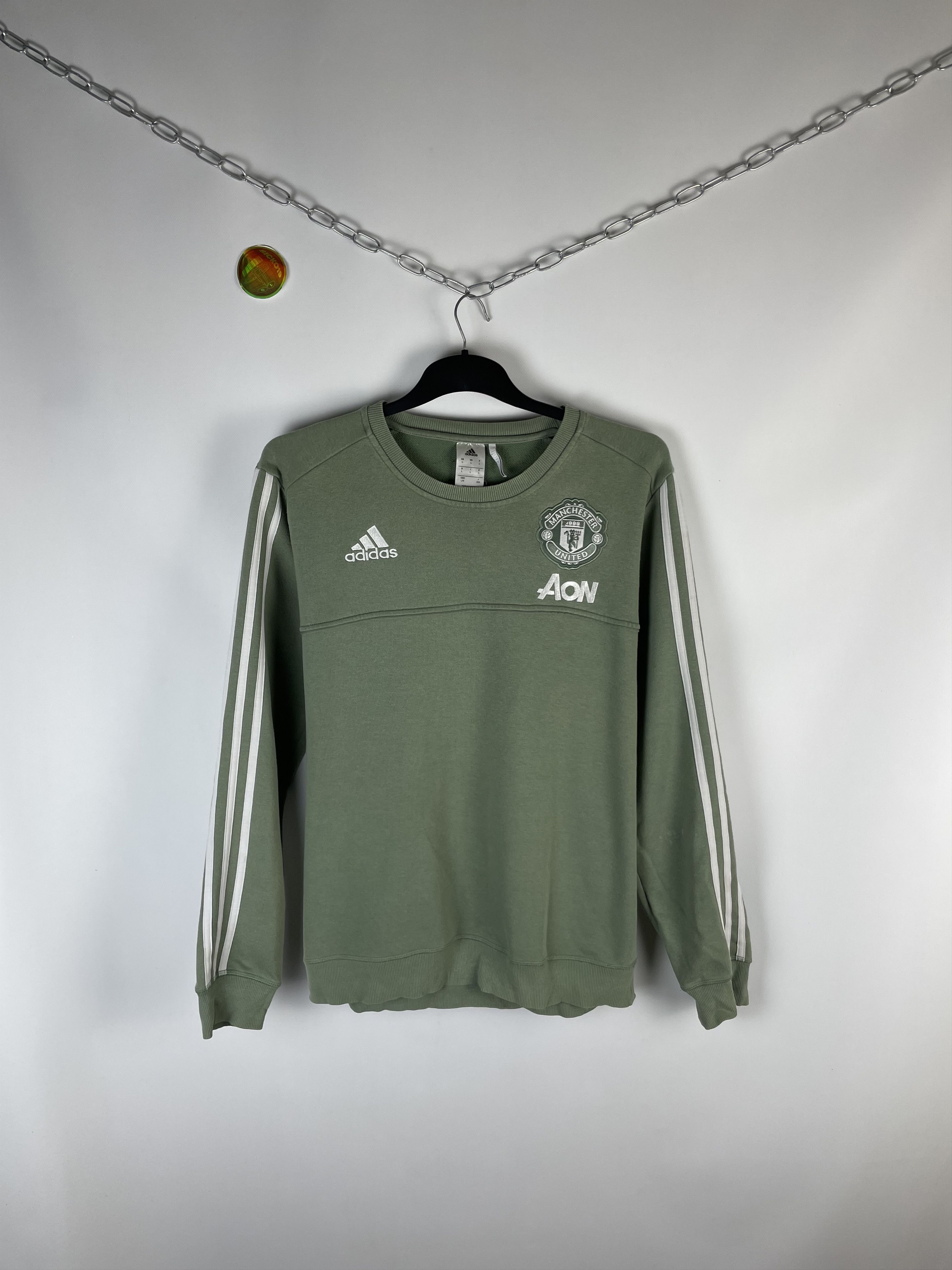 Adidas × Vintage Adidas Manchester United Sweatshirts Size US L / EU 52-54 / 3 - 1 Thumbnail