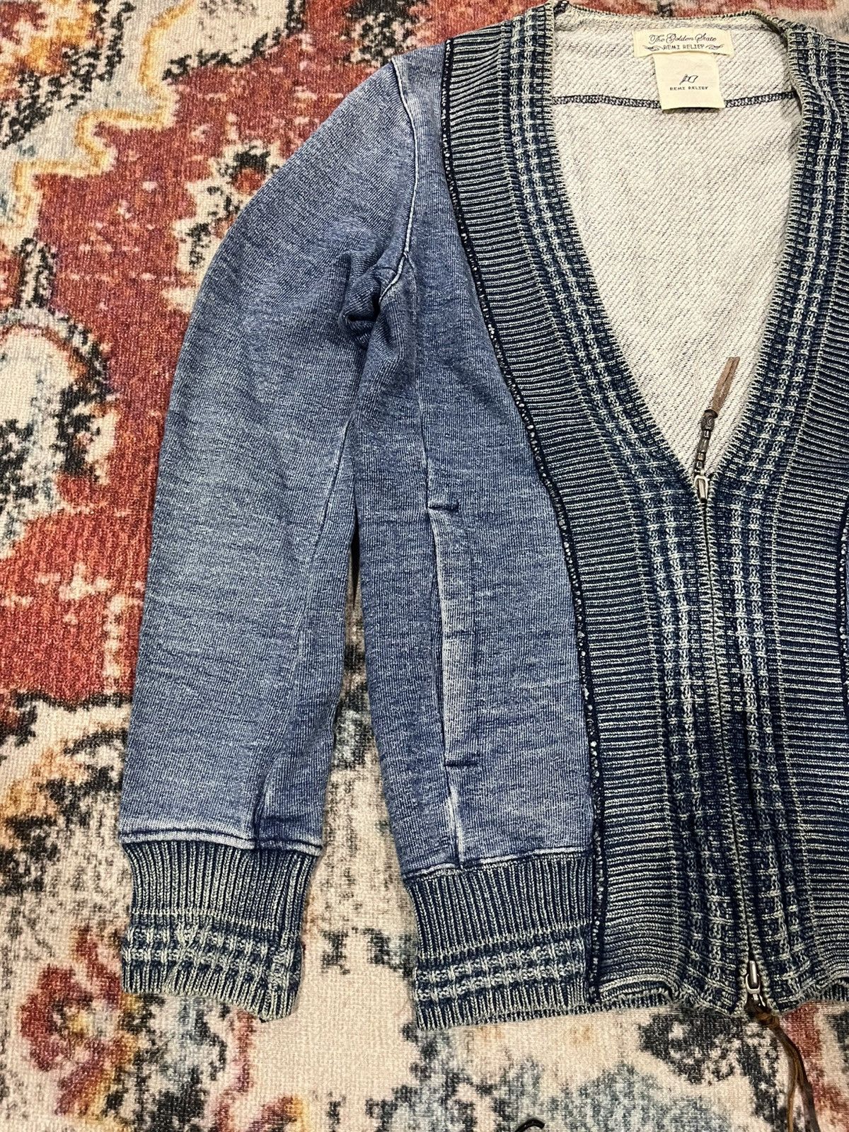 Japanese Brand Cotton zipper cardigan Size US S / EU 44-46 / 1 - 3 Thumbnail