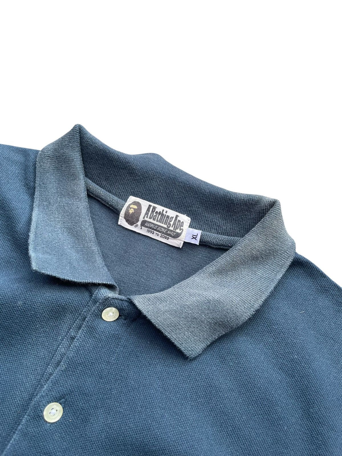 Bape Vintage Bape Polo Tshirt Size US L / EU 52-54 / 3 - 4 Thumbnail