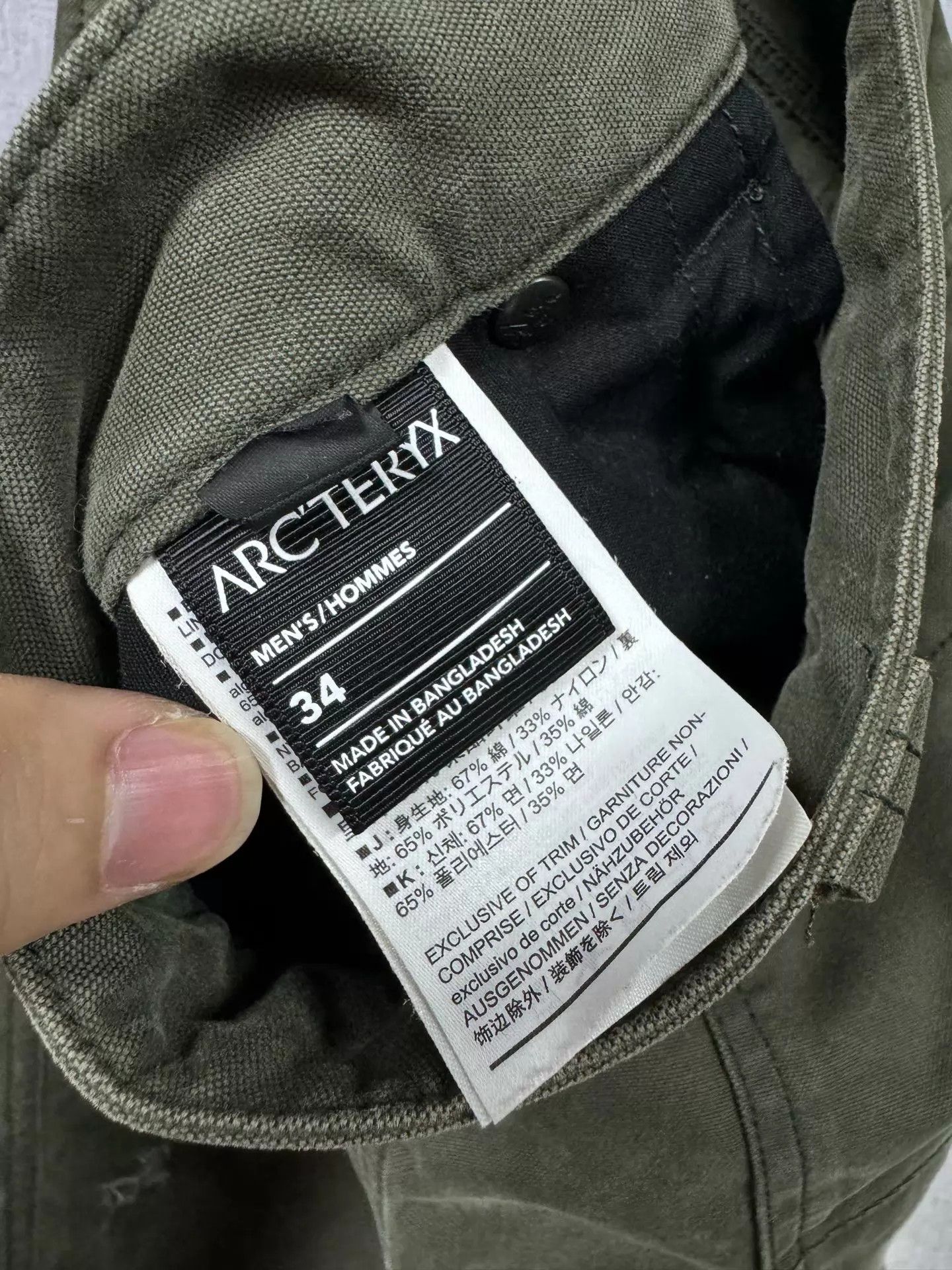 Arc'teryx Arc'teryx Cronin Pant Moon Shadow Gray 34-32 Like New Size US 34 / EU 50 - 6 Thumbnail