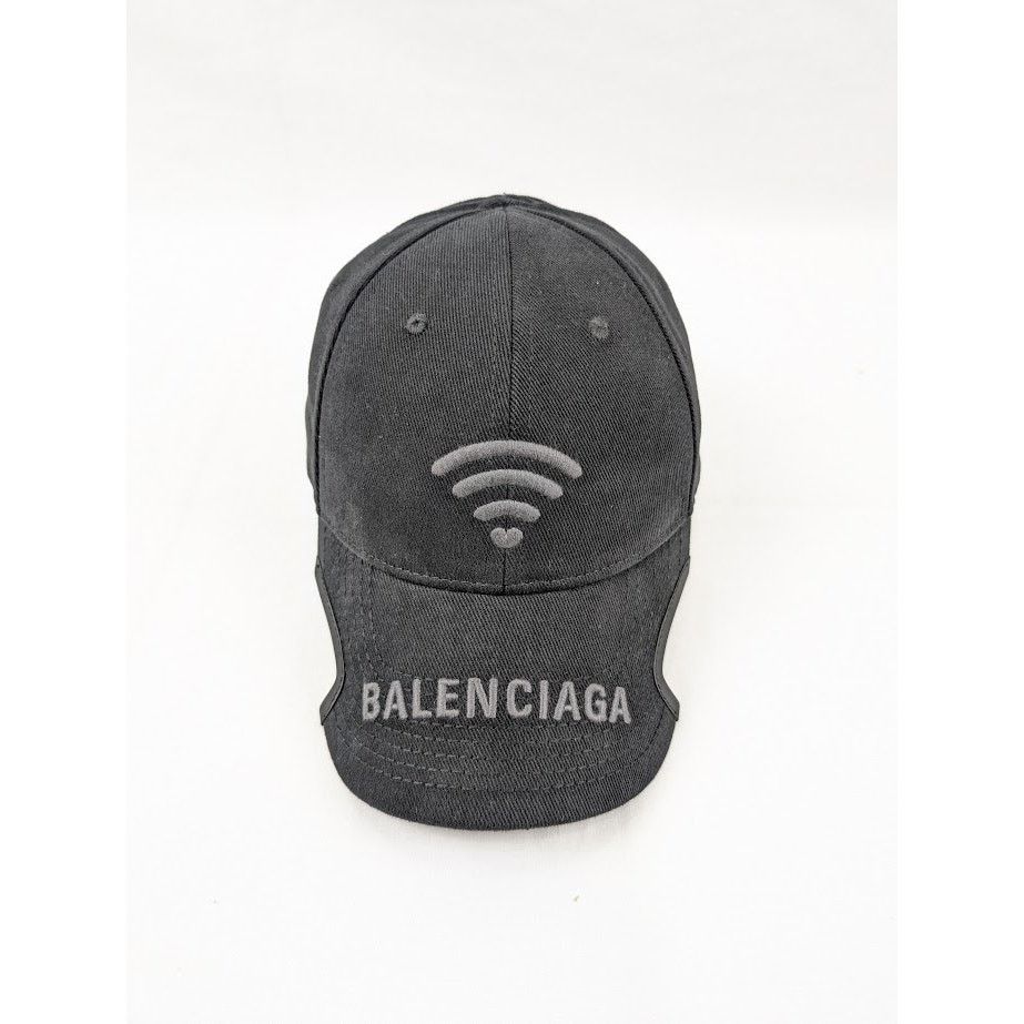 Balenciaga o1rshd1 Size:M / Cap / Hat in Black/Grey Size ONE SIZE - 1 Thumbnail