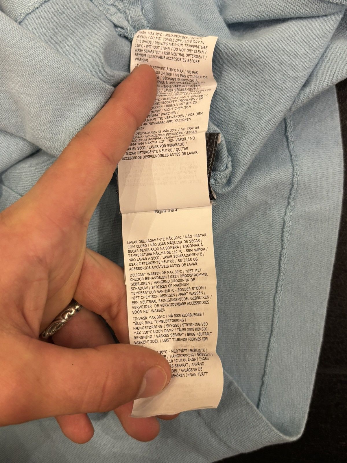 Stone Island Stone Island Blue Longsleeve Size US XXL / EU 58 / 5 - 7 Thumbnail