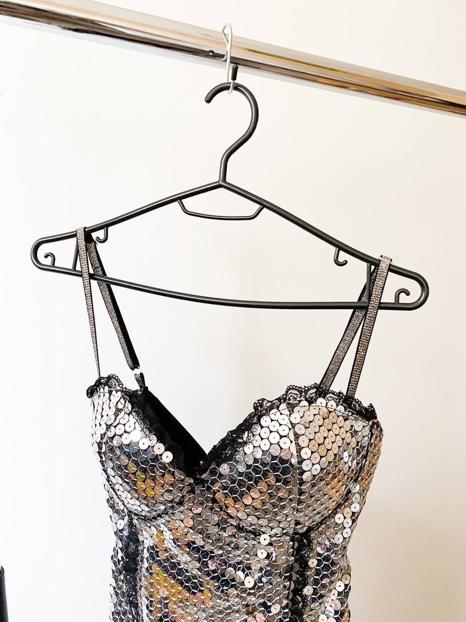 20471120 Amazing Shine Top (JPG Jean Paul Gaultier Style) Size M / US 6-8 / IT 42-44 - 2 Thumbnail