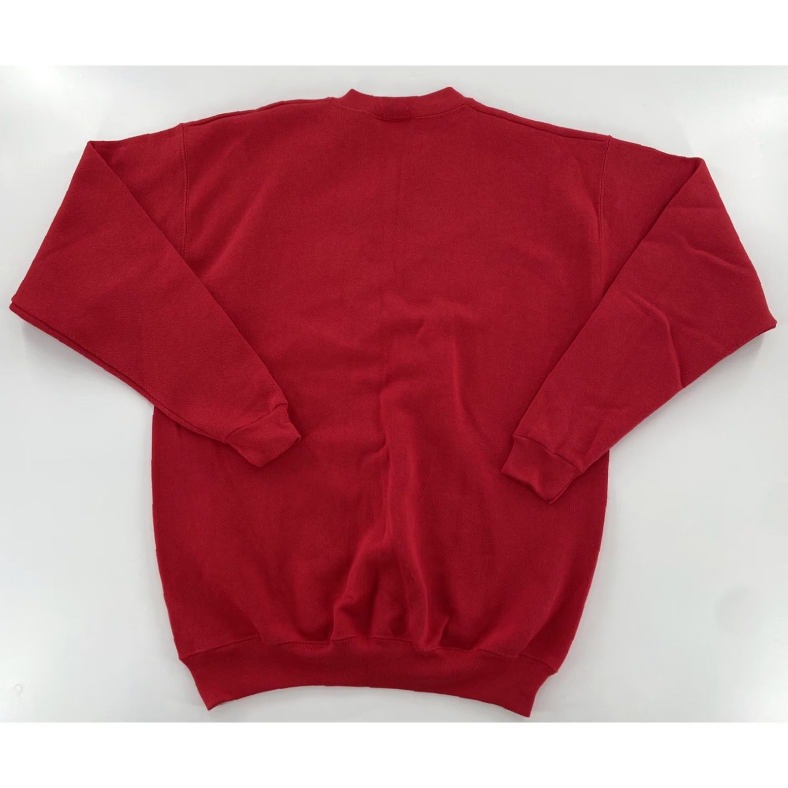 Tultex VINTAGE Tultex Christmas Shirt Womens Adult M Red Candy Cane Sweater 1990s Christmas Womens Size M / US 6-8 / IT 42-44 - 2 Thumbnail