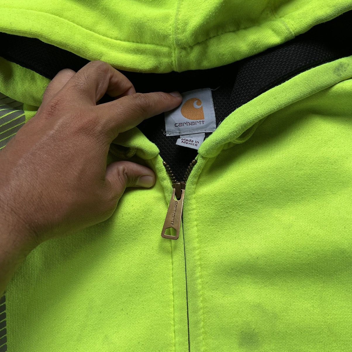 Carhartt × Vintage Carhartt Hoodies Jacket Construction Size US L / EU 52-54 / 3 - 5 Thumbnail