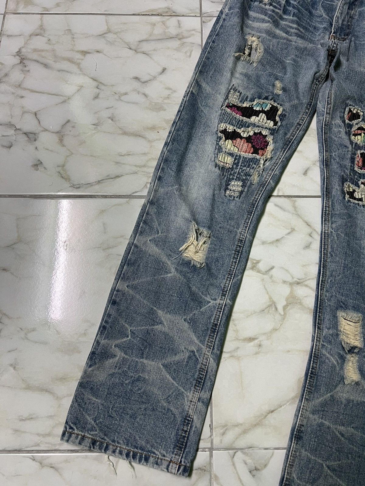 If Six Was Nine × Japanese Brand VINTAGE 90’S STYLE ART JAPAN DISTRESS JEAN Size US 31 - 3 Thumbnail