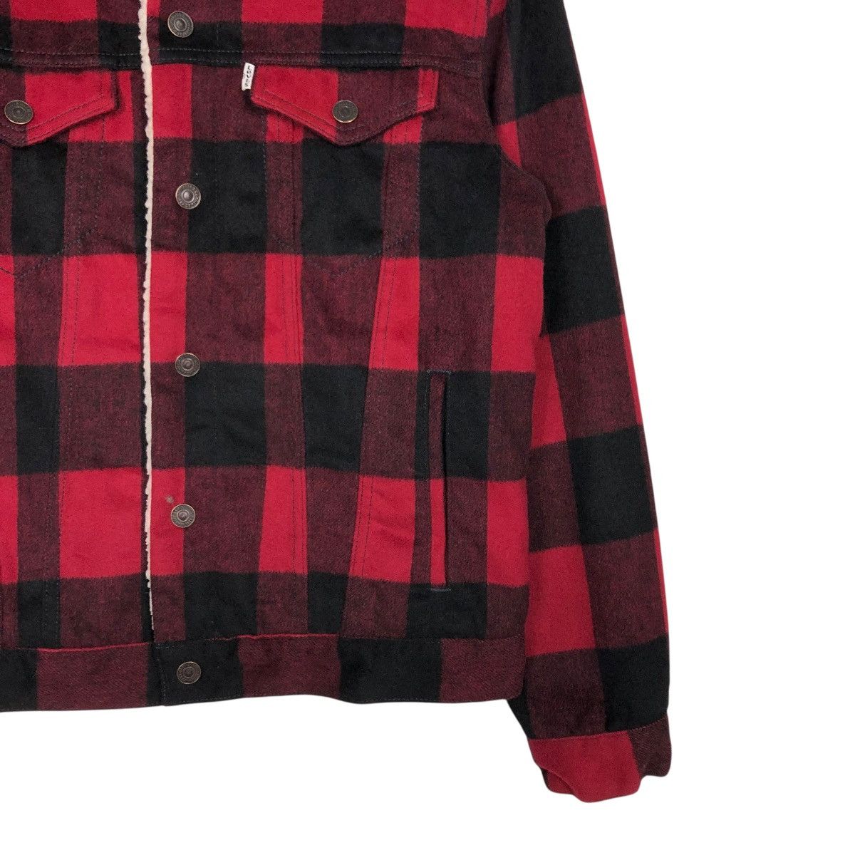 Levi's 🔥VINTAGE CHORE WOOL JACKET BLANKET LEVI’S TARTAN DESIGN Size US M / EU 48-50 / 2 - 7 Thumbnail