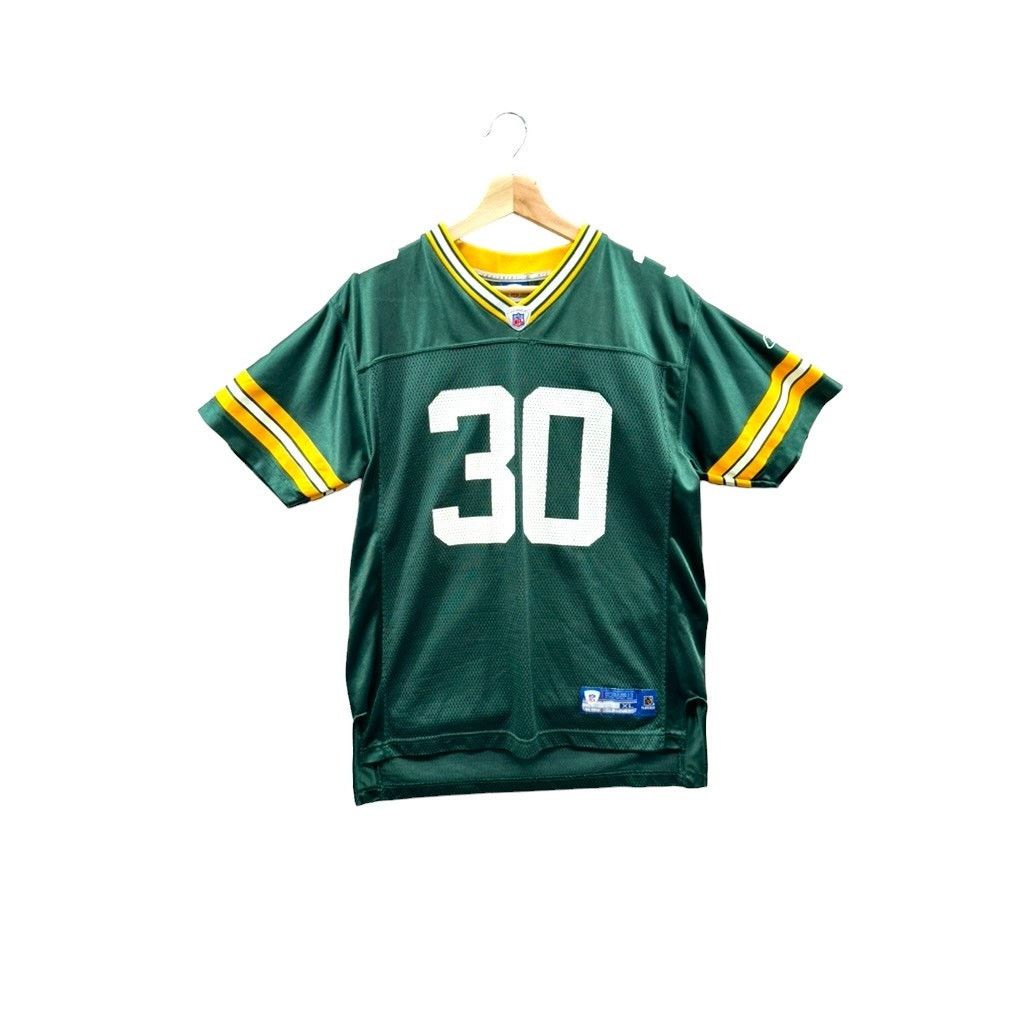 NFL × Reebok × Vintage 2000's Reebok Green Bay Packers Ahman Green Youth NFL Jersey Size US XL / EU 56 / 4 - 1 Thumbnail