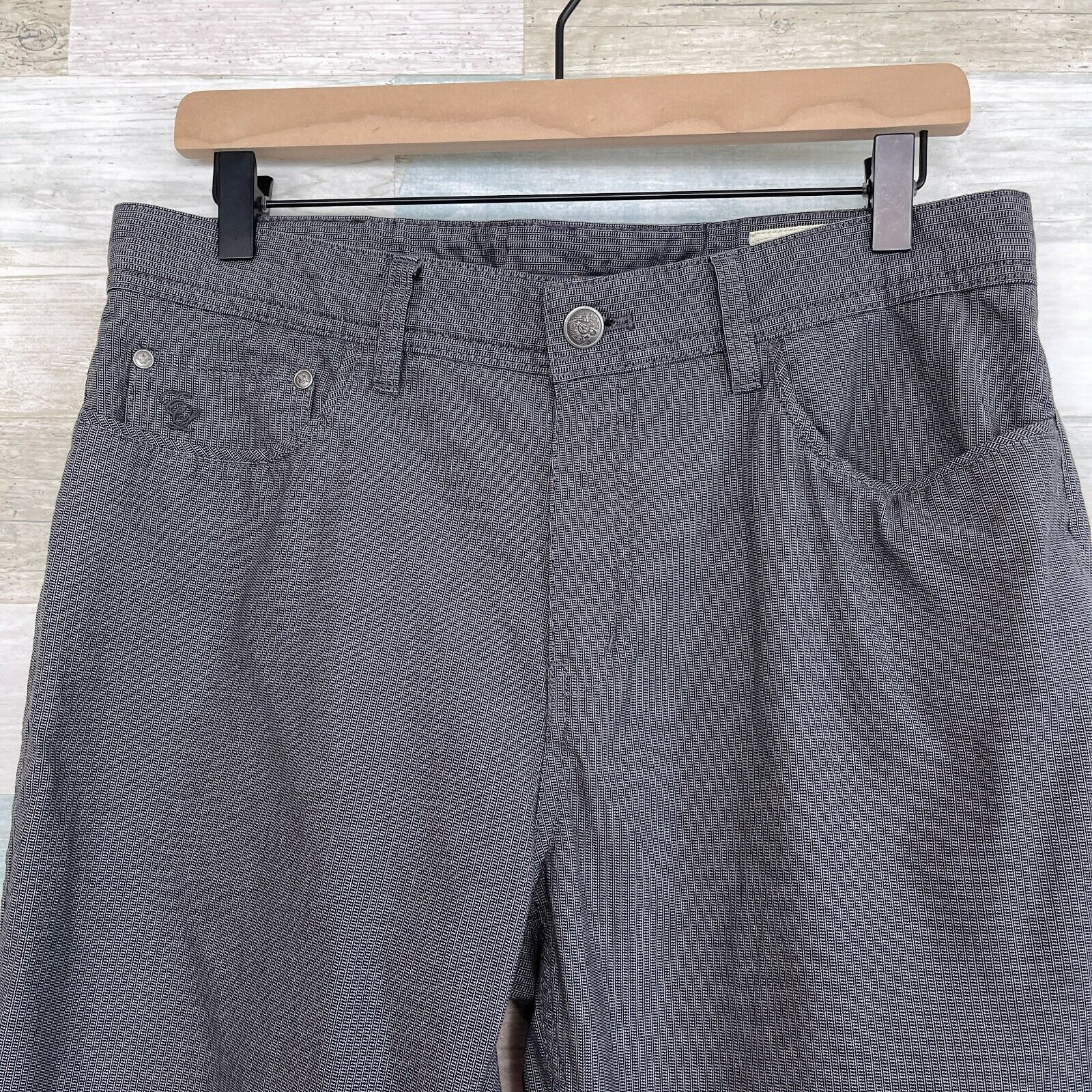 English Laundry English Laundry Walker Pants Gray Patterned 5 Pocket Slim 32 Size US 32 / EU 48 - 2 Thumbnail