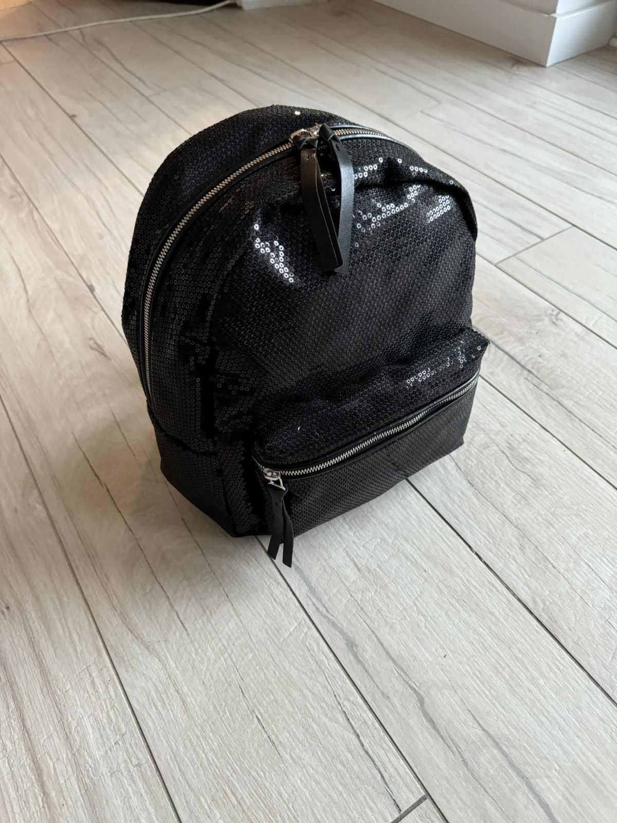Maison Margiela DSWT! FW17 Beads Needlework Maison Margiela Black Backpack Size ONE SIZE - 2 Thumbnail
