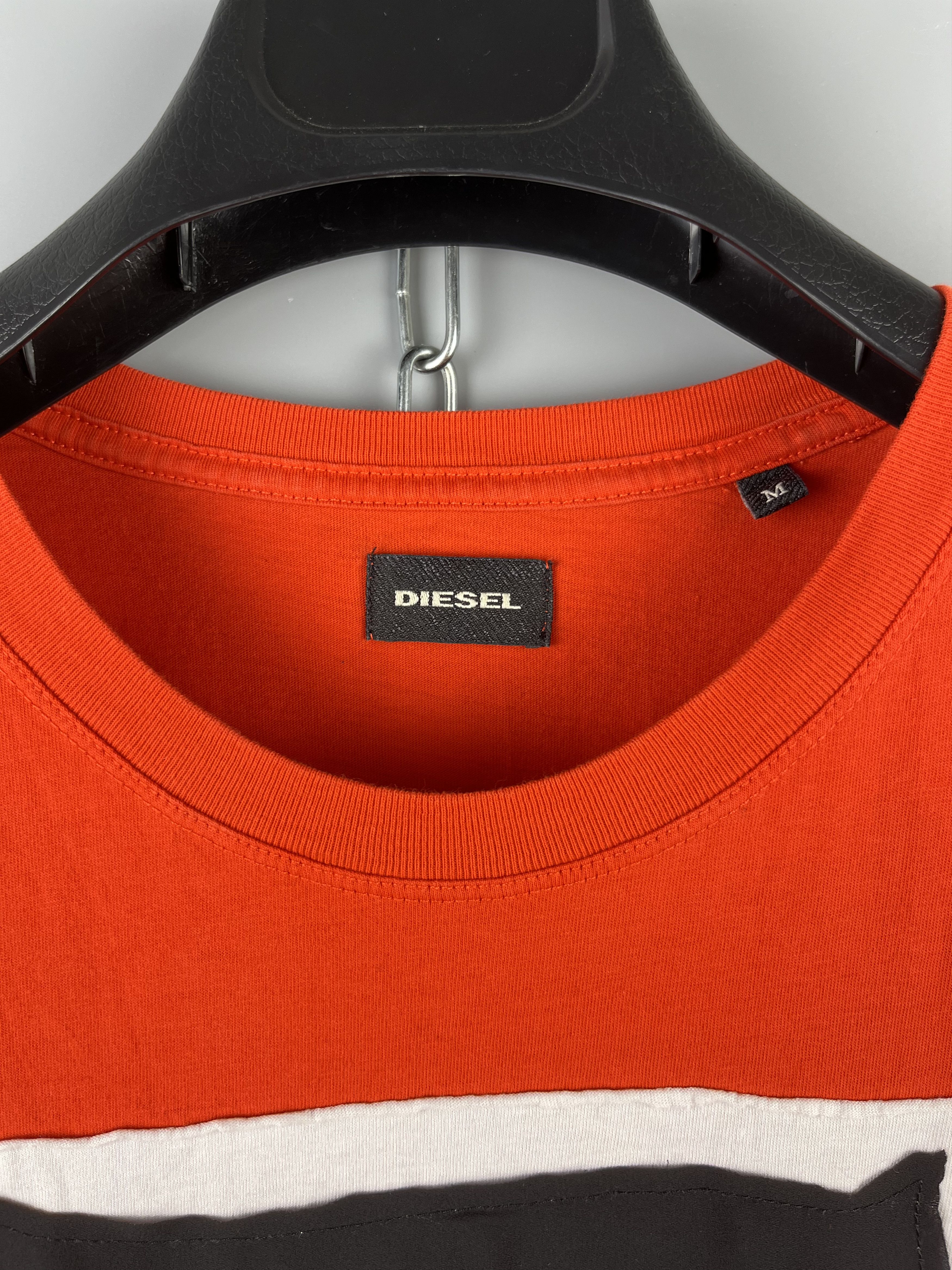Designer Y2k Diesel Big Logo Short Sleeve Tee T Shirt Size US L / EU 52-54 / 3 - 13 Thumbnail