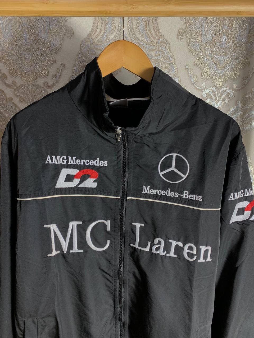 Mercedes-Benz × Vintage VERY RARE MERCEDES MCLAREN FULL ZIP LIGHT JACKET RACING 90s Size US XXL / EU 58 / 5 - 2 Thumbnail