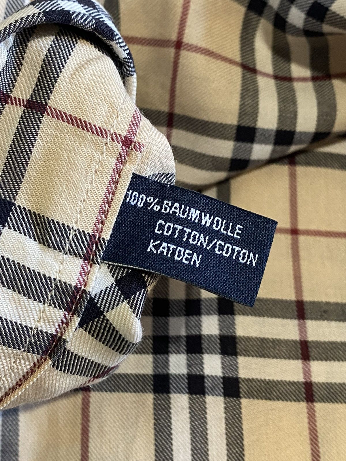 Burberry Vintage Burberry London Nova Check All Over Print Rare Shirt Size M / US 6-8 / IT 42-44 - 15 Thumbnail