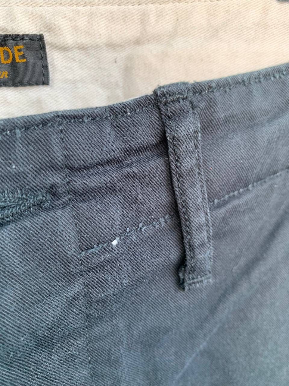 *A VONTADE × Japanese Brand A VONTADE Navy Sanforized Cotton By Drive On Track Trousers Size US 33 - 18 Thumbnail