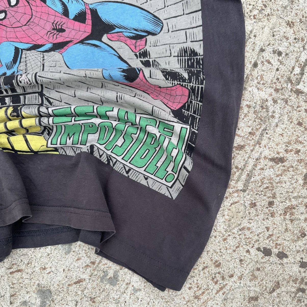 Marvel Comics × Vintage Vintage Marvel Comics T-shirts Spider Man Big Logo Trashed Size US L / EU 52-54 / 3 - 7 Thumbnail