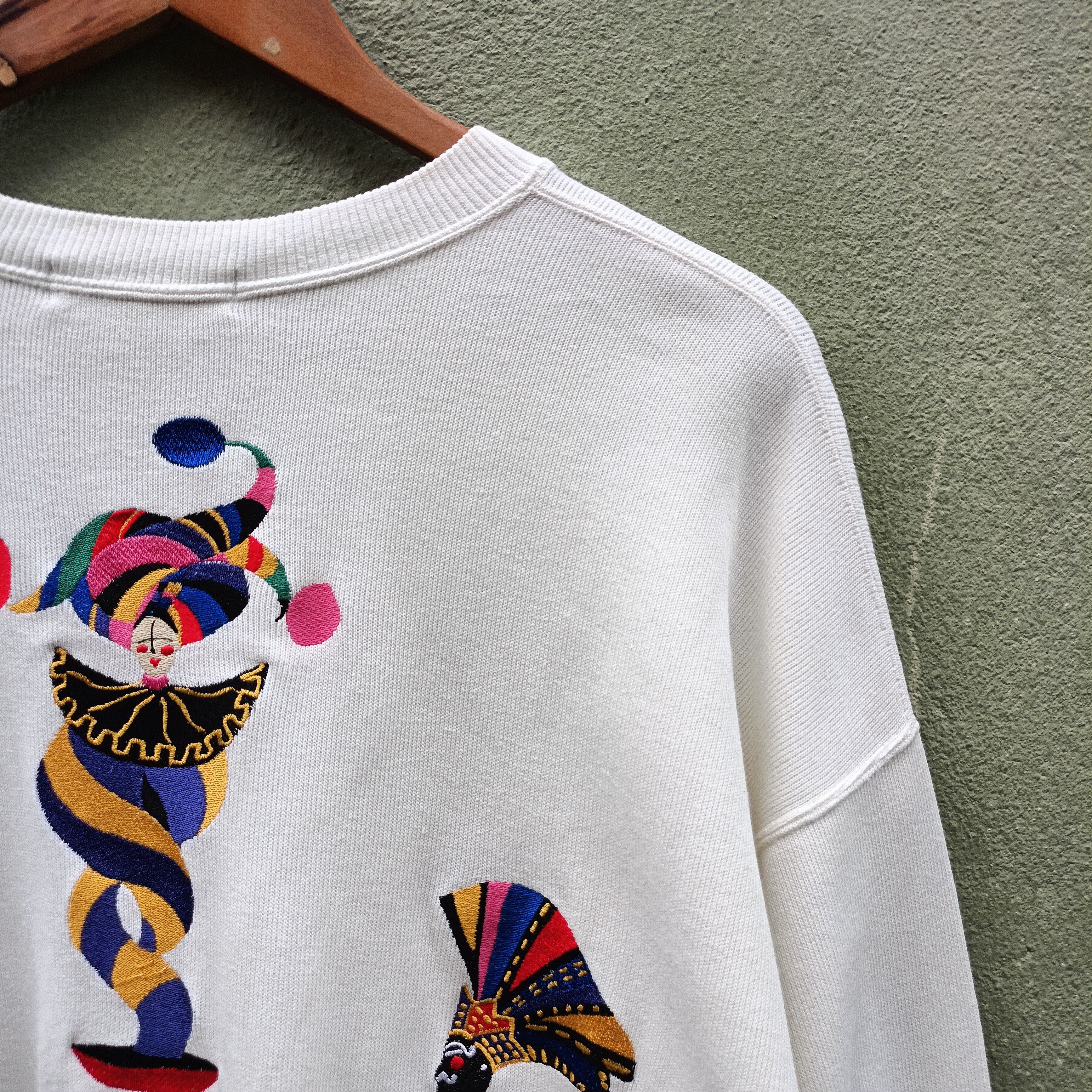 Designer × Vintage Louis Feraud Sweatshirt Size US XL / EU 56 / 4 - 2 Thumbnail