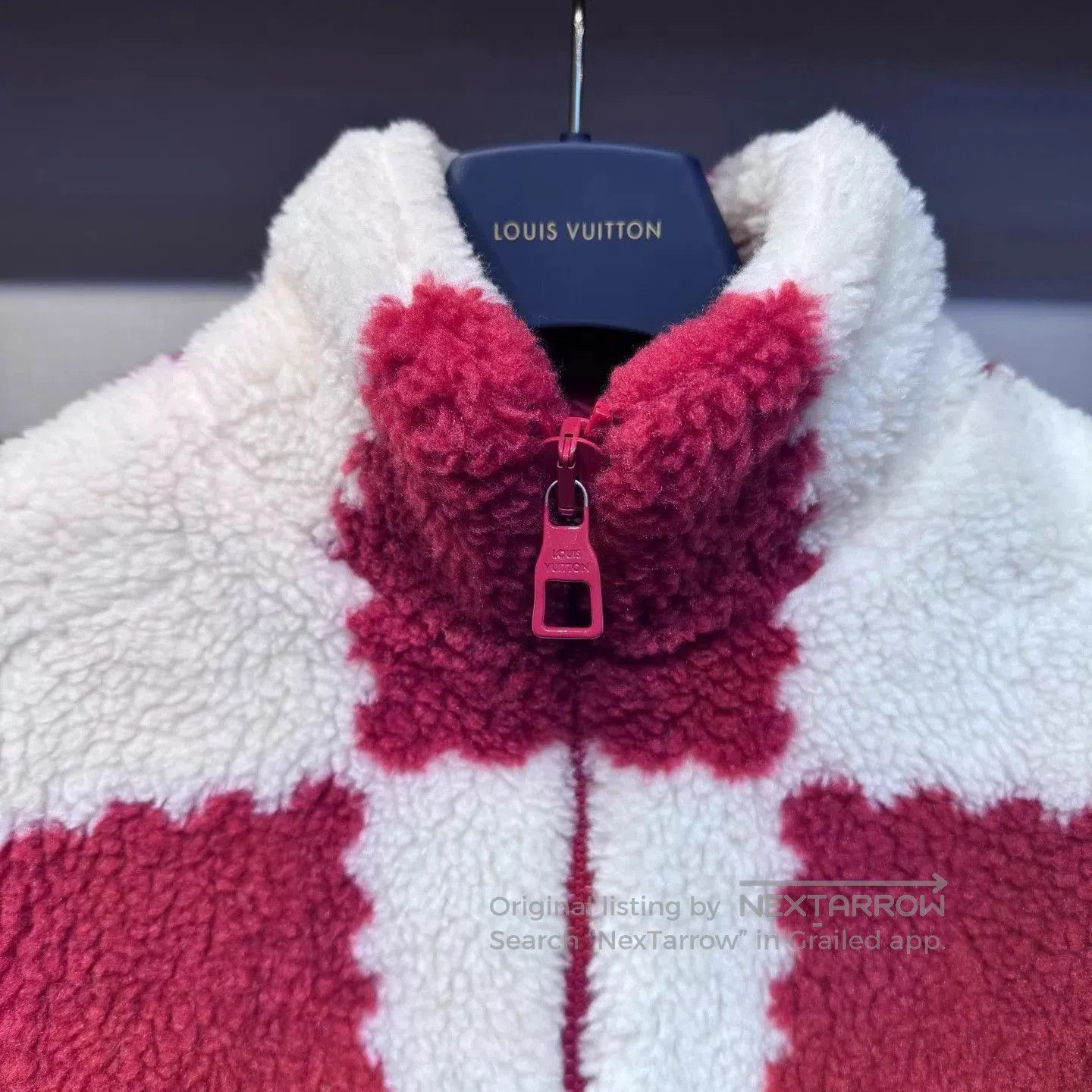 Louis Vuitton Multi Checkered Fleece Zip-Up Jacket. Size US S / EU 44-46 / 1 - 2 Thumbnail