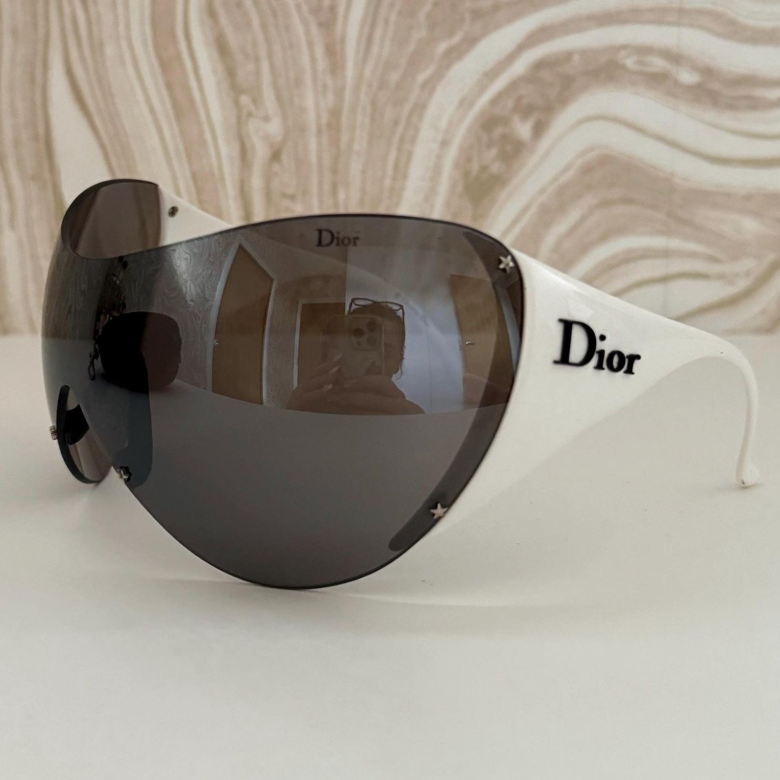 Dior ⚡️ Christian Dior Sunglasses Ski 1 Shield Mask Sport Vintage Size ONE SIZE - 4 Thumbnail
