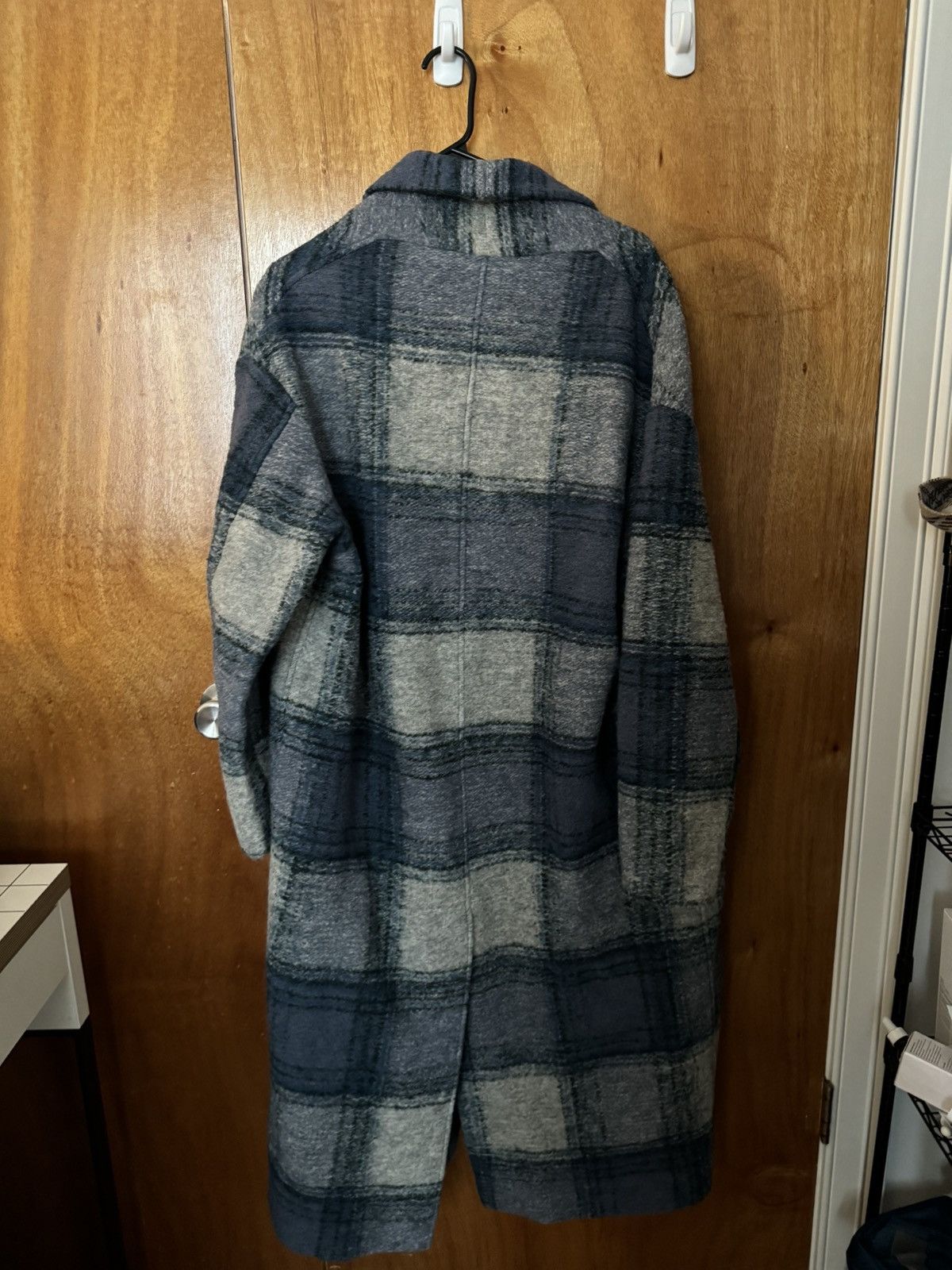 Isabel Marant Isabel Marant Pastel Blue Plaid Coat Size XS / US 0-2 / IT 36-38 - 4 Thumbnail