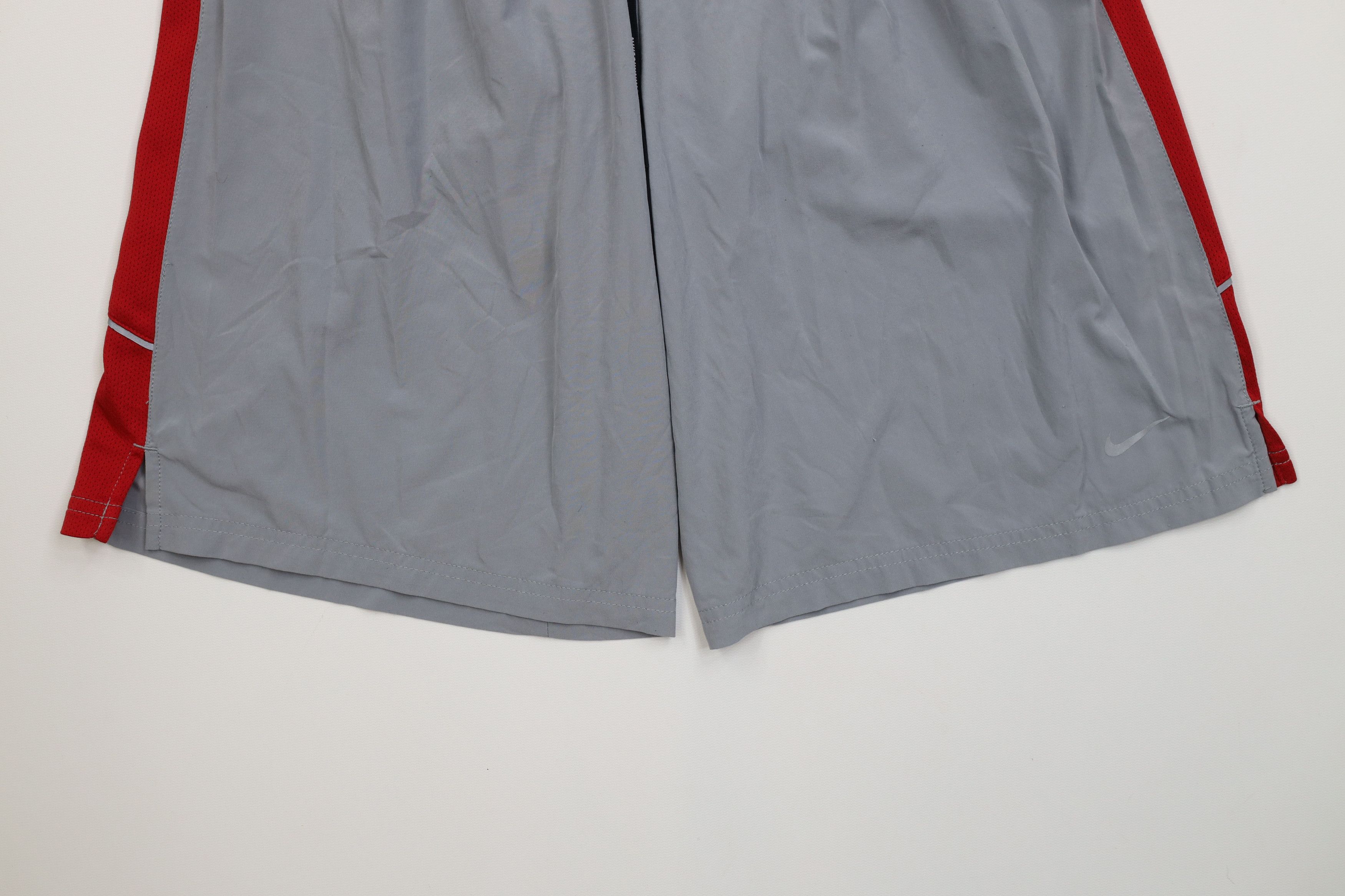 Nike Vintage Y2K Nike Running Mini Swoosh Reflective Lined Shorts Size US 34 / EU 50 - 4 Thumbnail