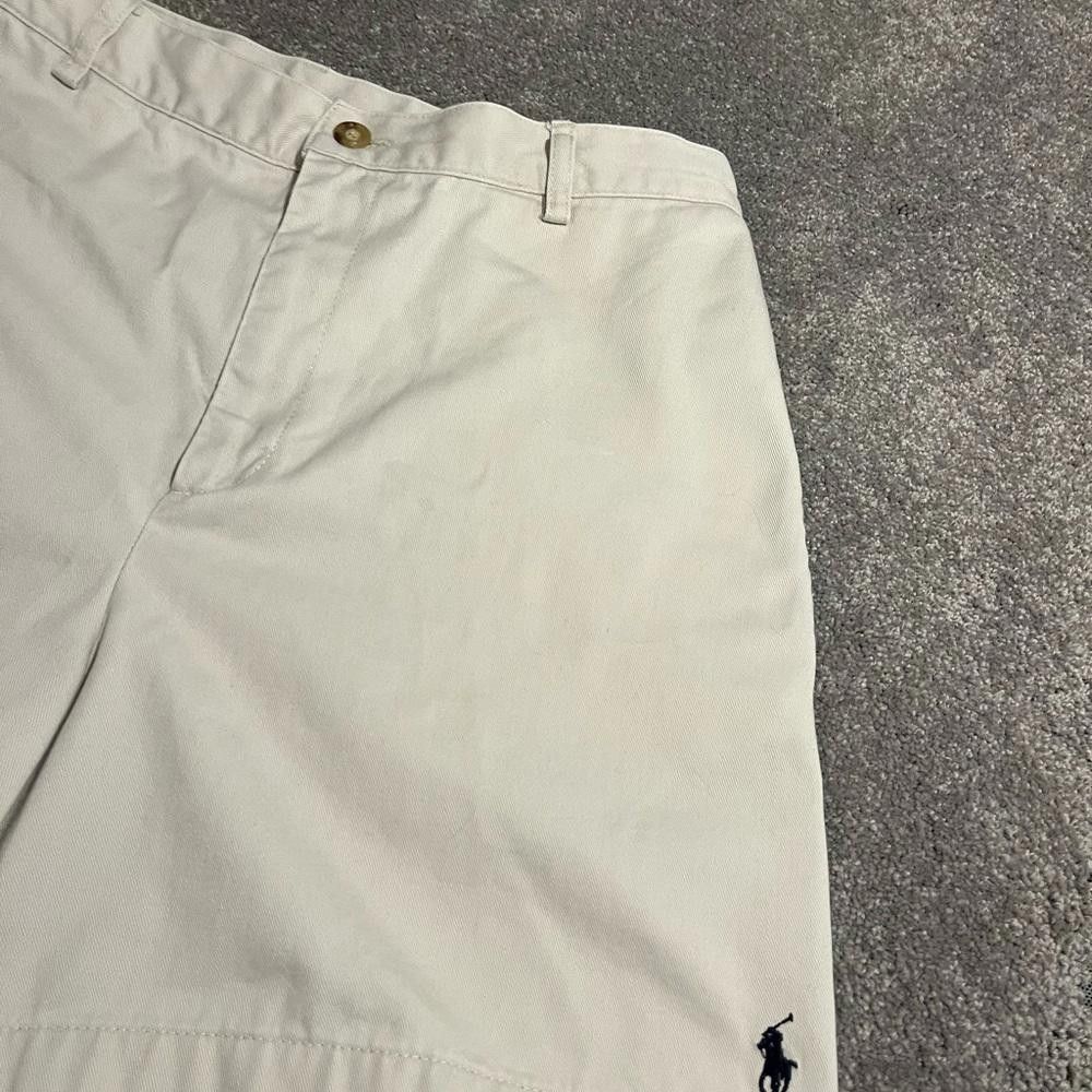 Polo Ralph Lauren RALPH LAUREN SPORT Polo Horse Logo Khaki Bootie Shorts Size 30" / US 8 / IT 44 - 3 Thumbnail
