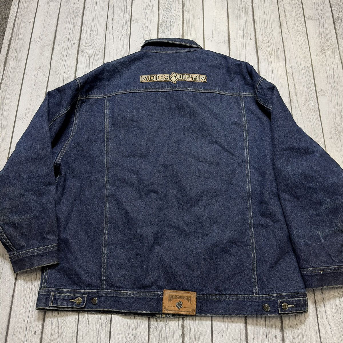 Rocawear × Vintage Vintage Rocawear denim jacket Size US XXL / EU 58 / 5 - 2 Thumbnail