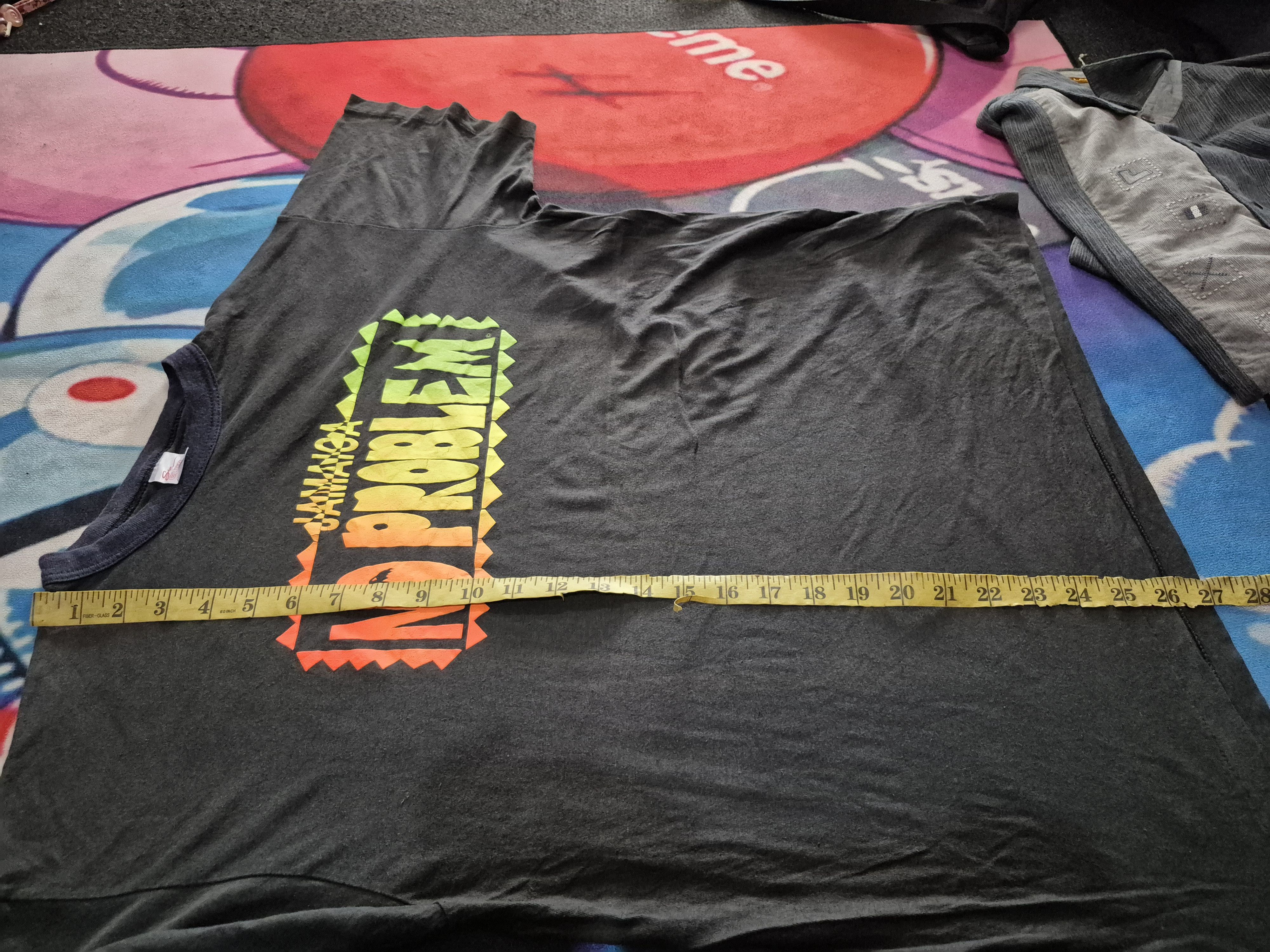 Vintage 🔥 Vintage 90s Jamaica No Problem Rasta Reggae Tee Size US L / EU 52-54 / 3 - 10 Thumbnail
