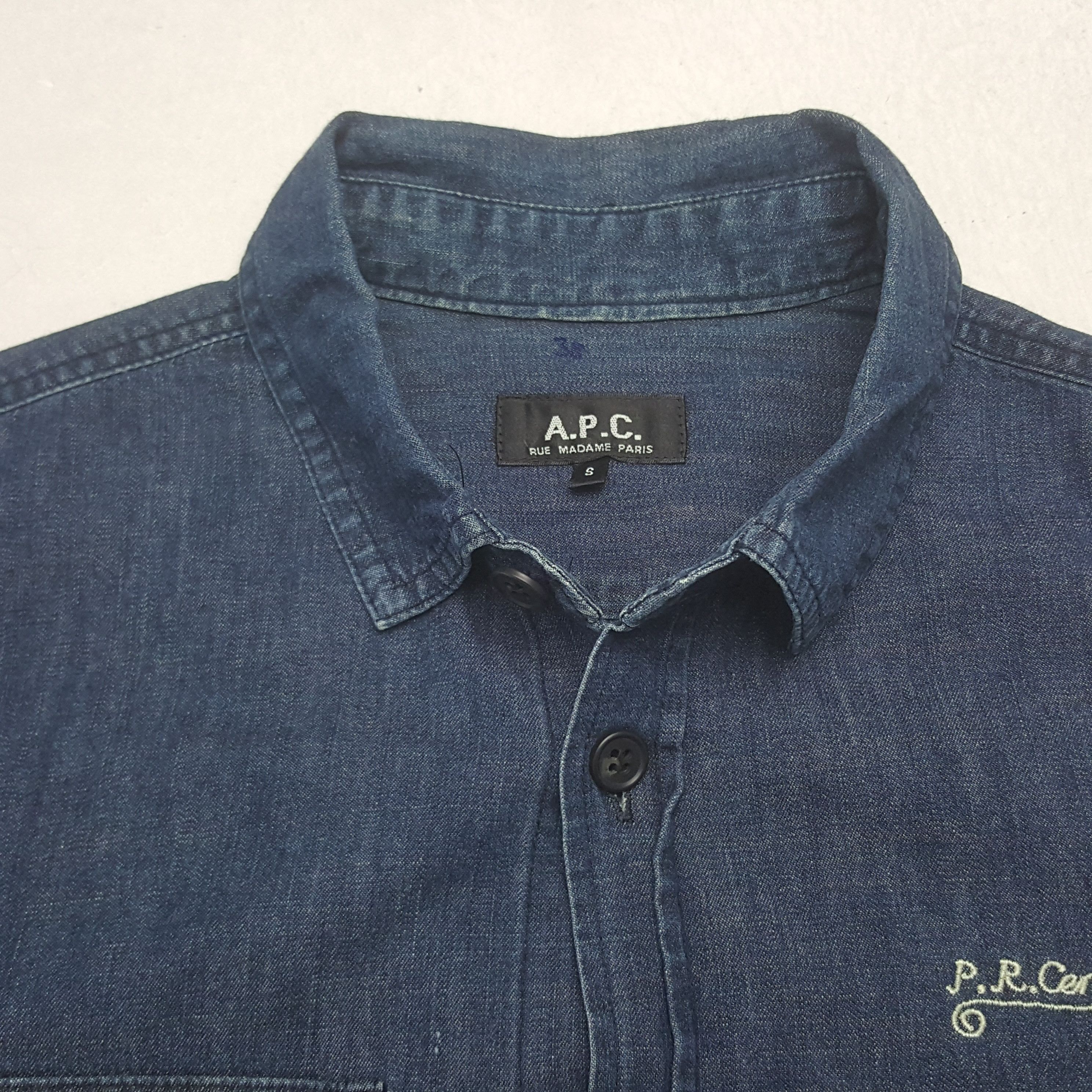 A.P.C. Vintage APC P.R. Centriste Button Up Shirt Size US XS / EU 42 / 0 - 4 Thumbnail