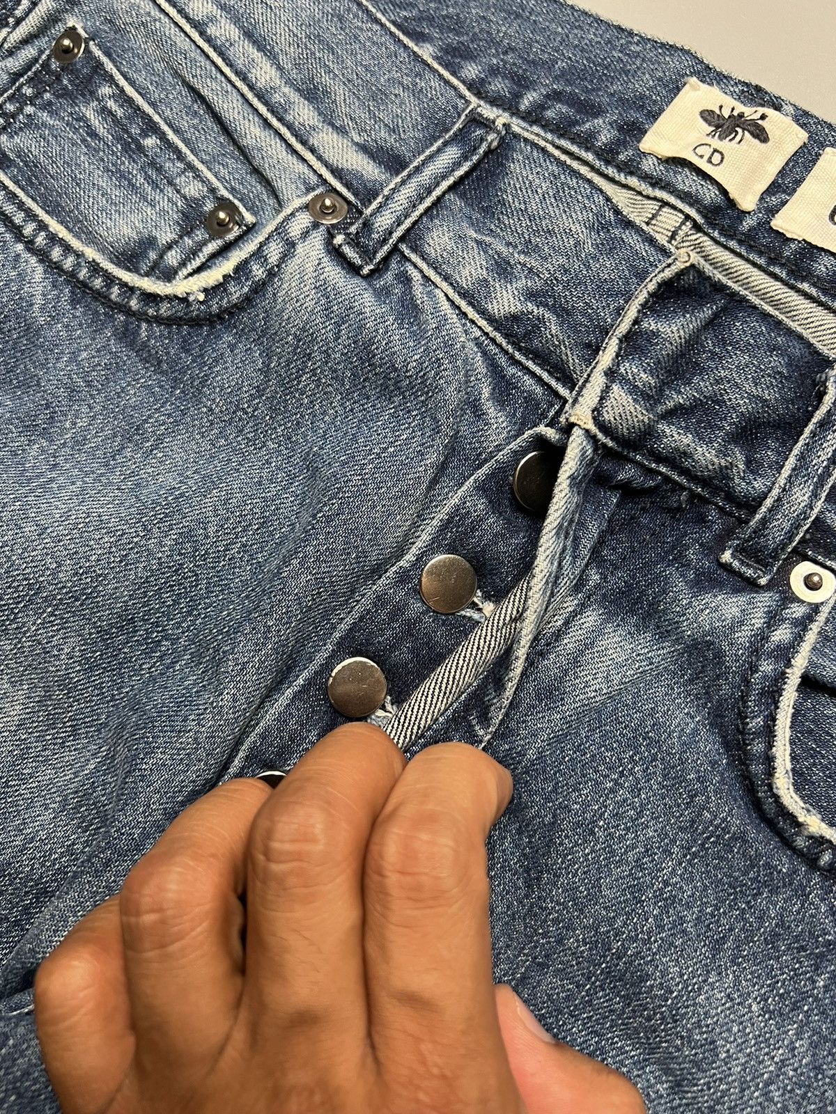 Dior Christian Dior S/S 19 J’adior Raw hem Boyfriend Jeans Size 25" / US 0 / IT 36 - 8 Thumbnail