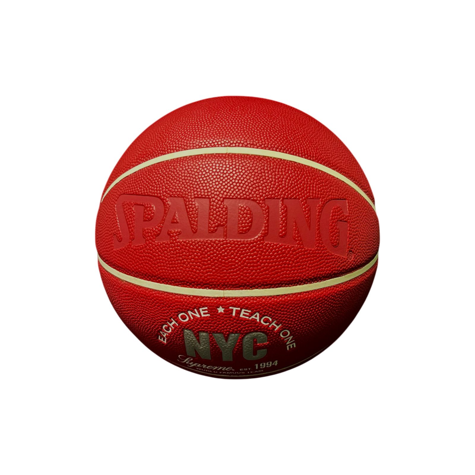 Supreme 2007 Supreme Spalding Each One Teach One Basketball Size ONE SIZE - 2 Thumbnail